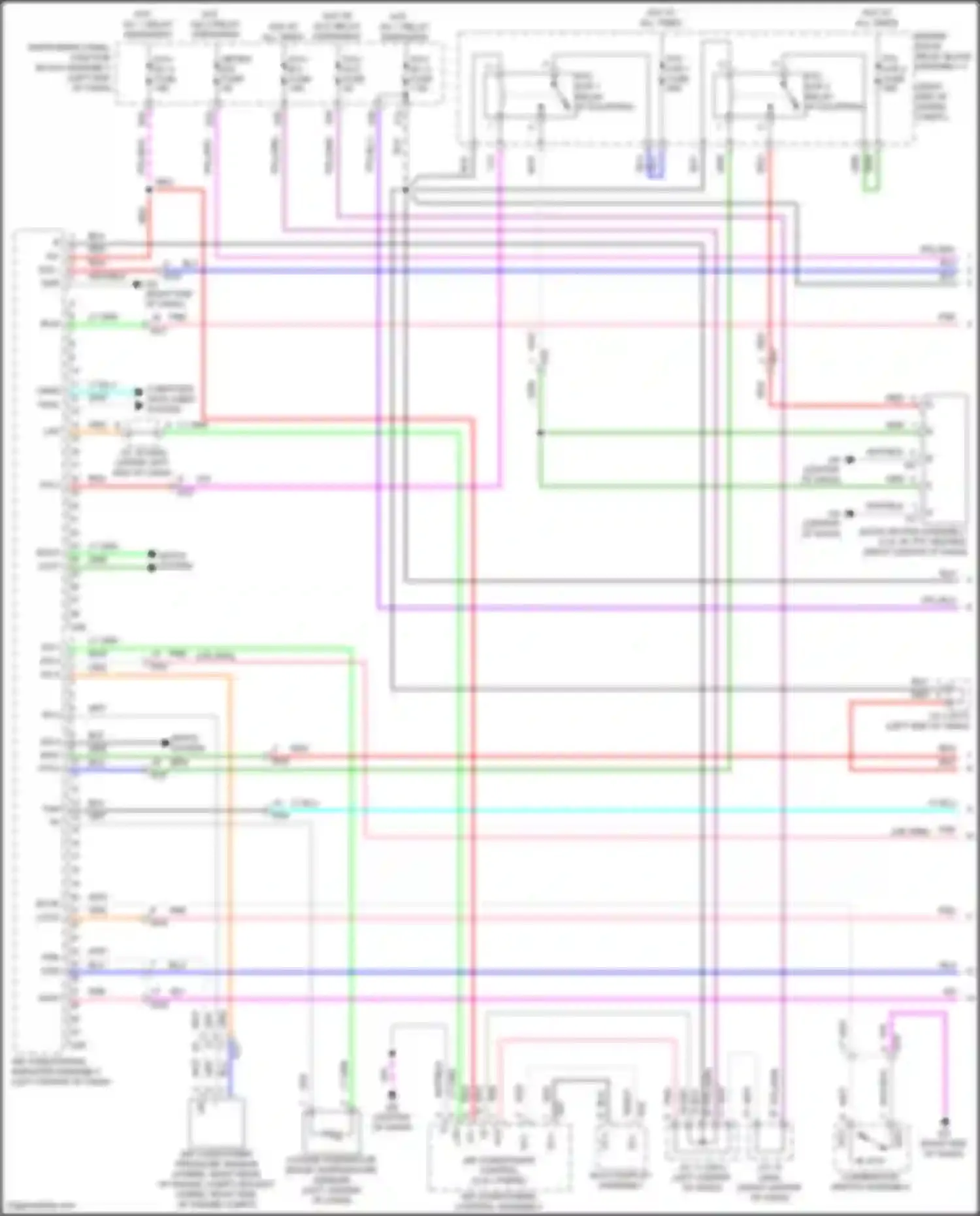 ES Lexus XV70 facelift (2021-2024): Automatic a/c circuit (1 of 3)