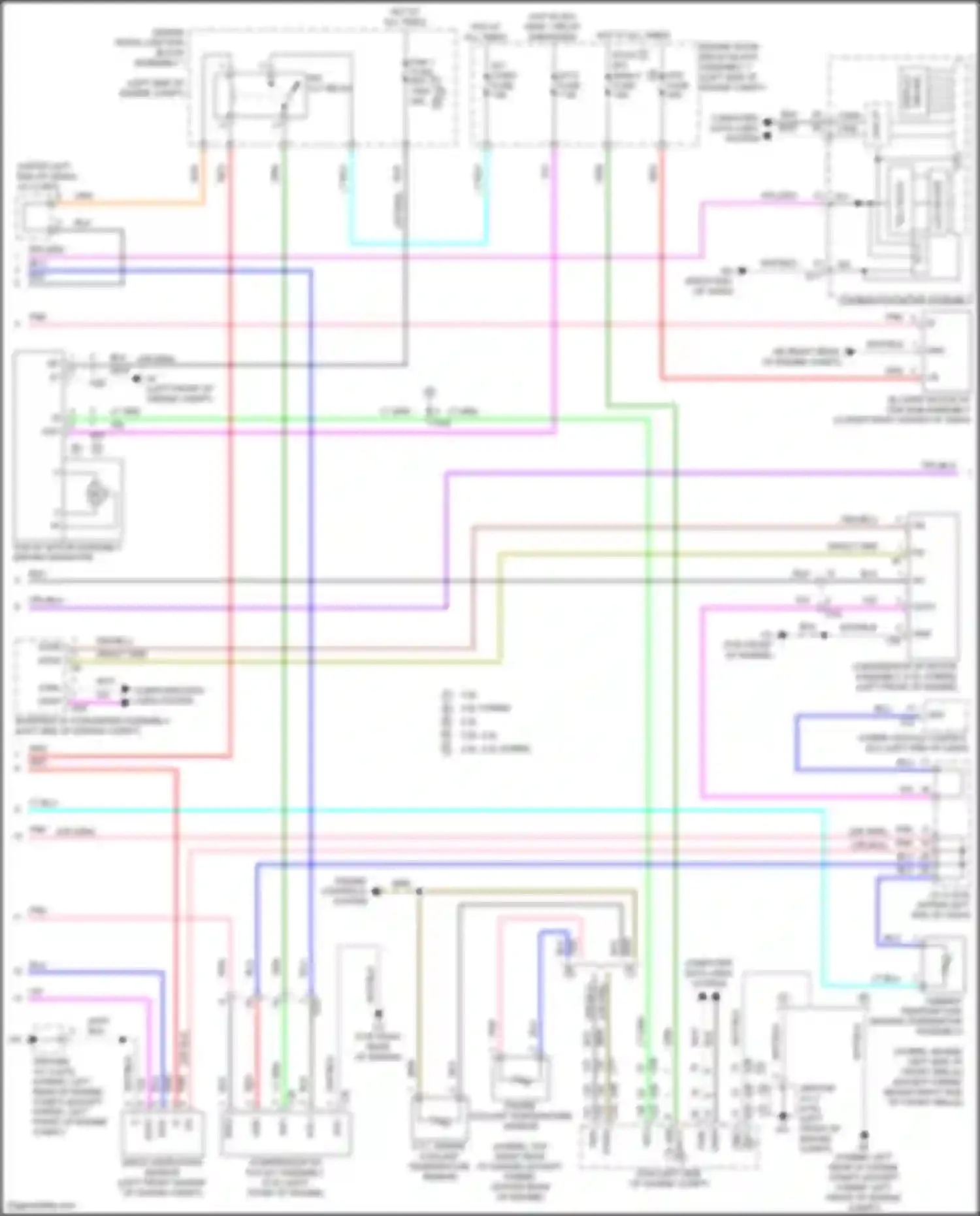 ES Lexus XV70 facelift (2021-2024): Automatic a/c circuit (2 of 3)