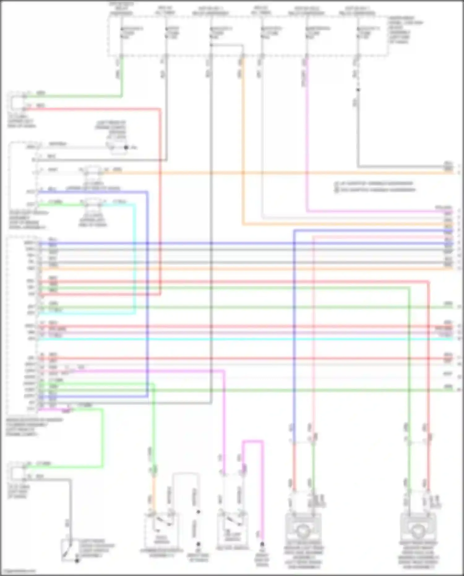 ES Lexus XV70 facelift (2021-2024): Anti-lock brakes circuit (1 of 3)