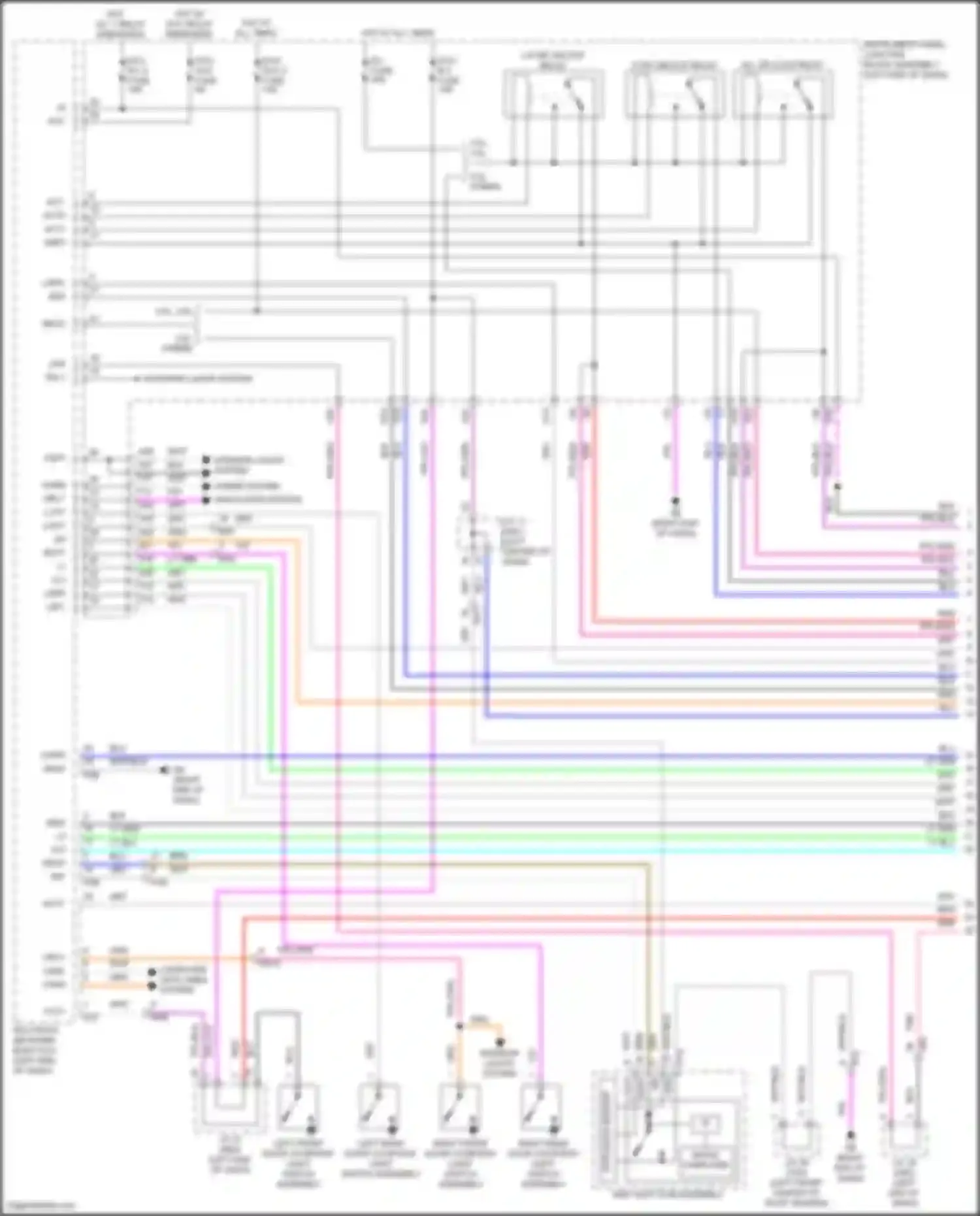 ES Lexus XV70 facelift (2021-2024): Forced entry circuit (1 of 6)