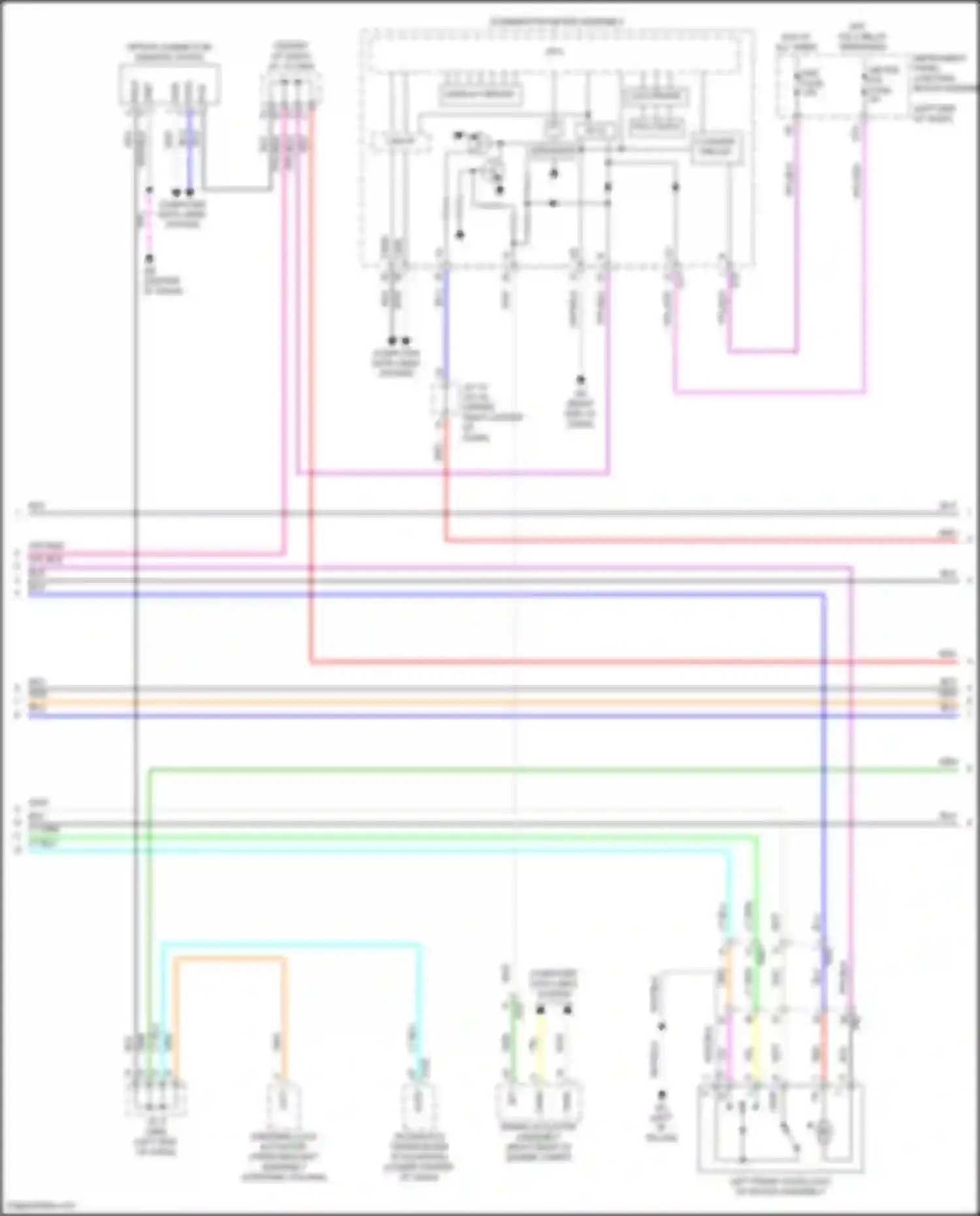 ES Lexus XV70 facelift (2021-2024): Forced entry circuit (3 of 6)