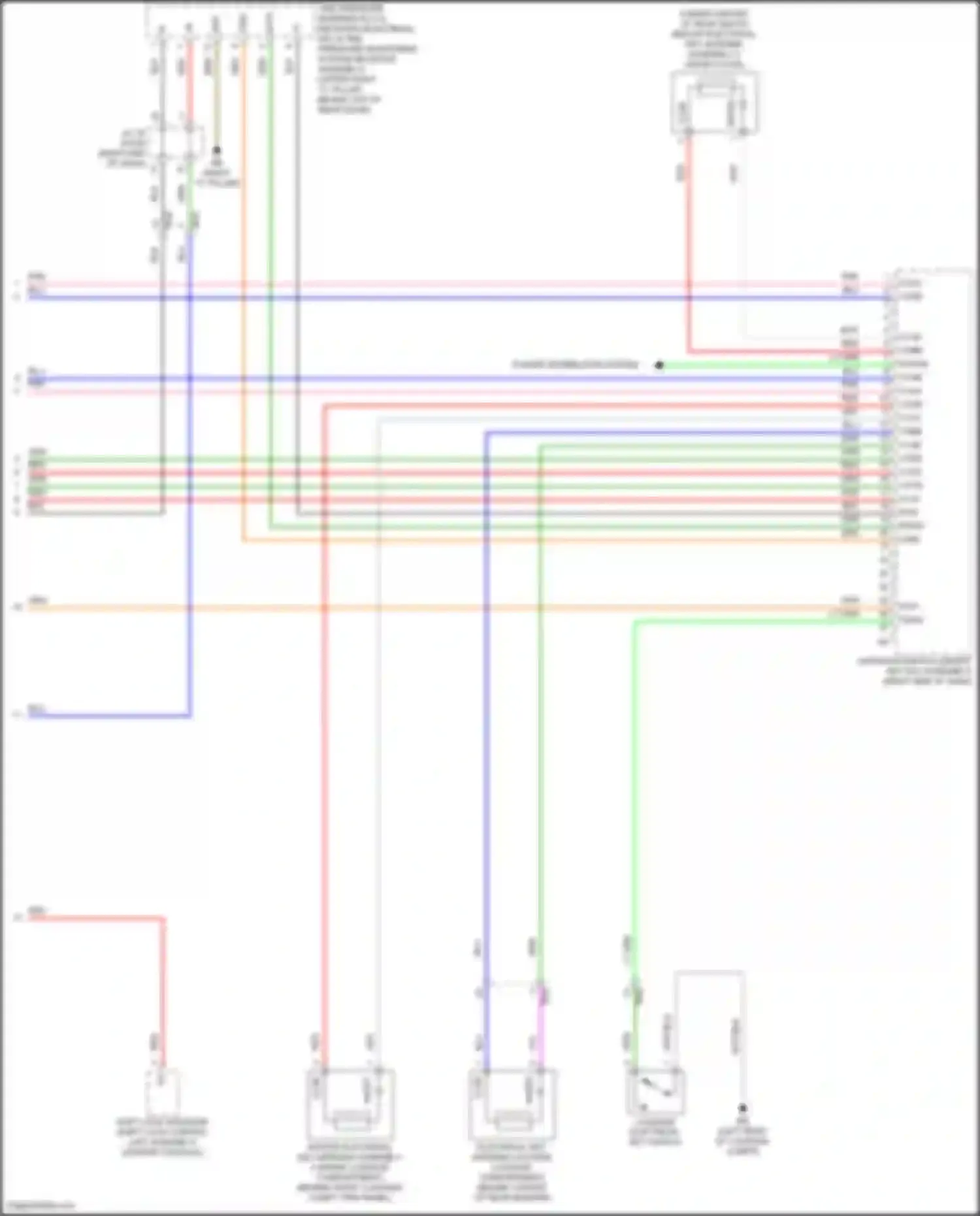 ES Lexus XV70 facelift (2021-2024): Forced entry circuit (6 of 6)