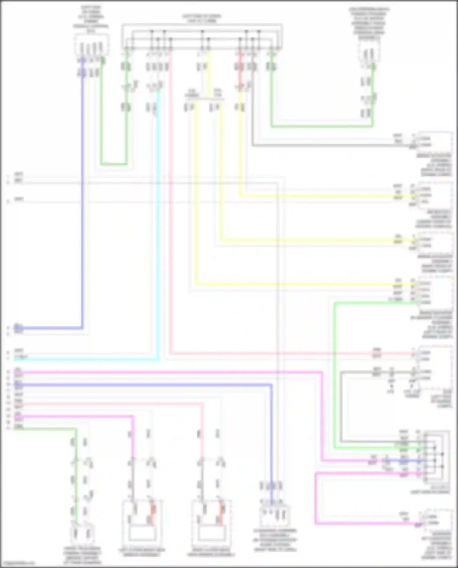 ES Lexus XV70 facelift (2021-2024): Computer data lines circuit (5 of 5)
