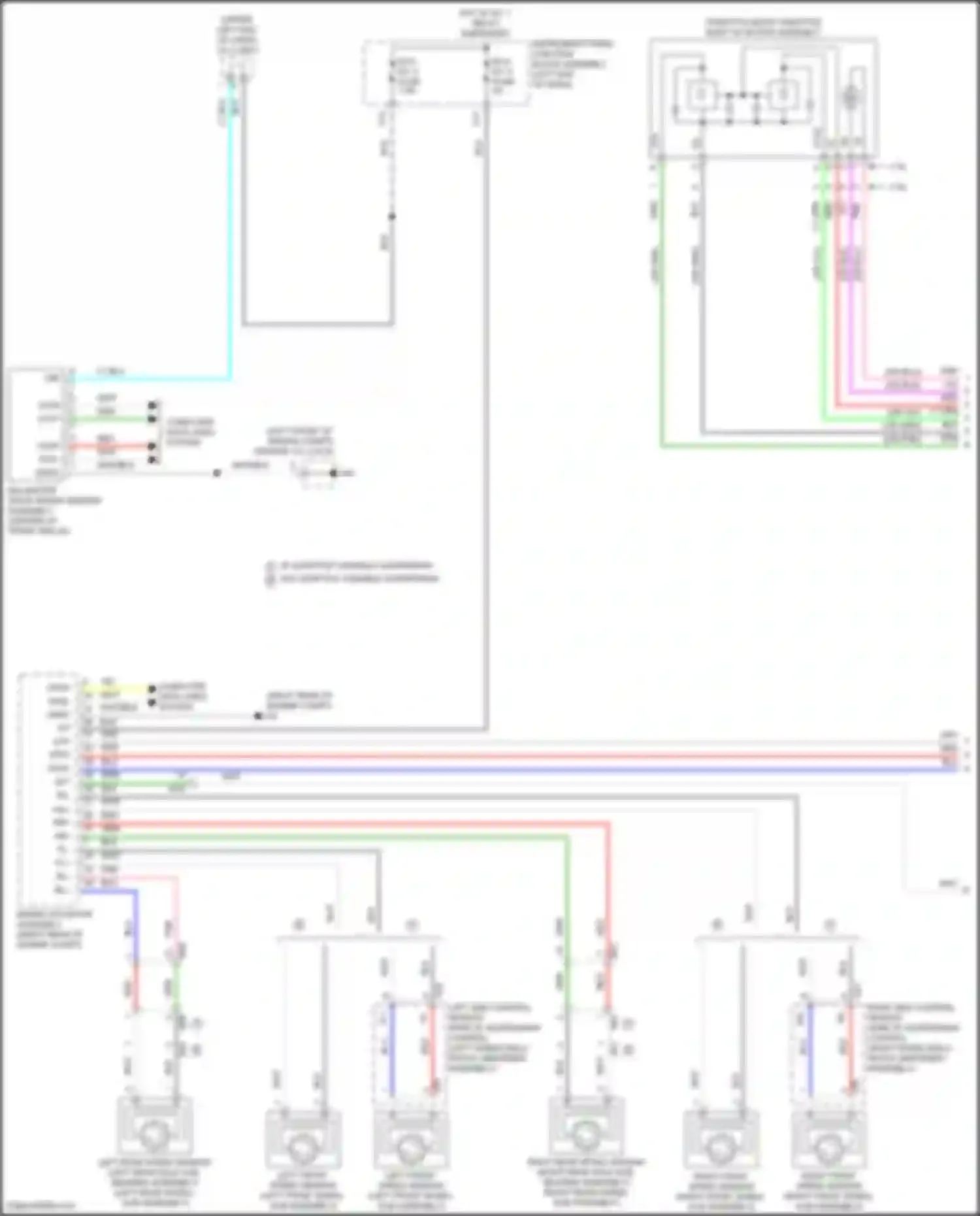 ES Lexus XV70 facelift (2021-2024): Cruise control circuit (1 of 2)