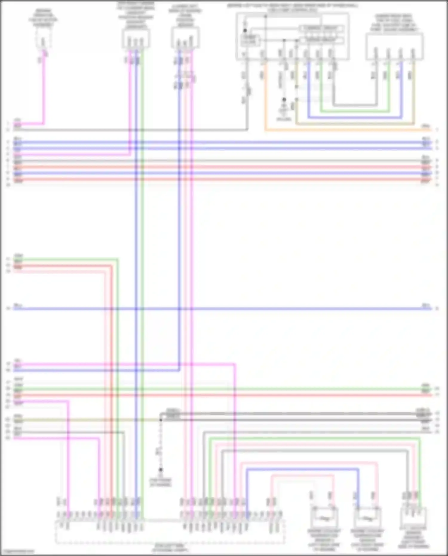 ES Lexus XV70 facelift (2021-2024): Wiring diagram engine performance 2.5l hybrid, engine controls circuit (5 of 7)
