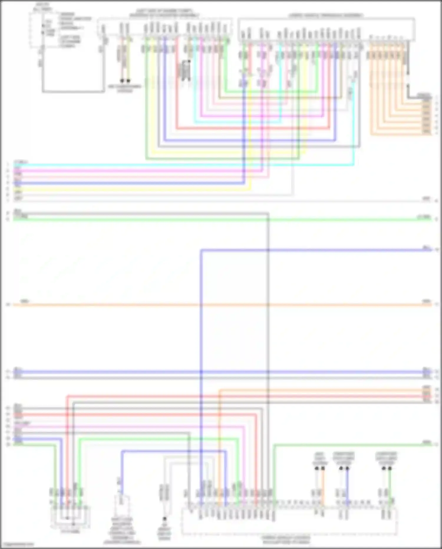 ES Lexus XV70 facelift (2021-2024): Wiring diagram engine performance 2.5l hybrid, hybrid system circuit, lithium-ion battery (5 of 9)