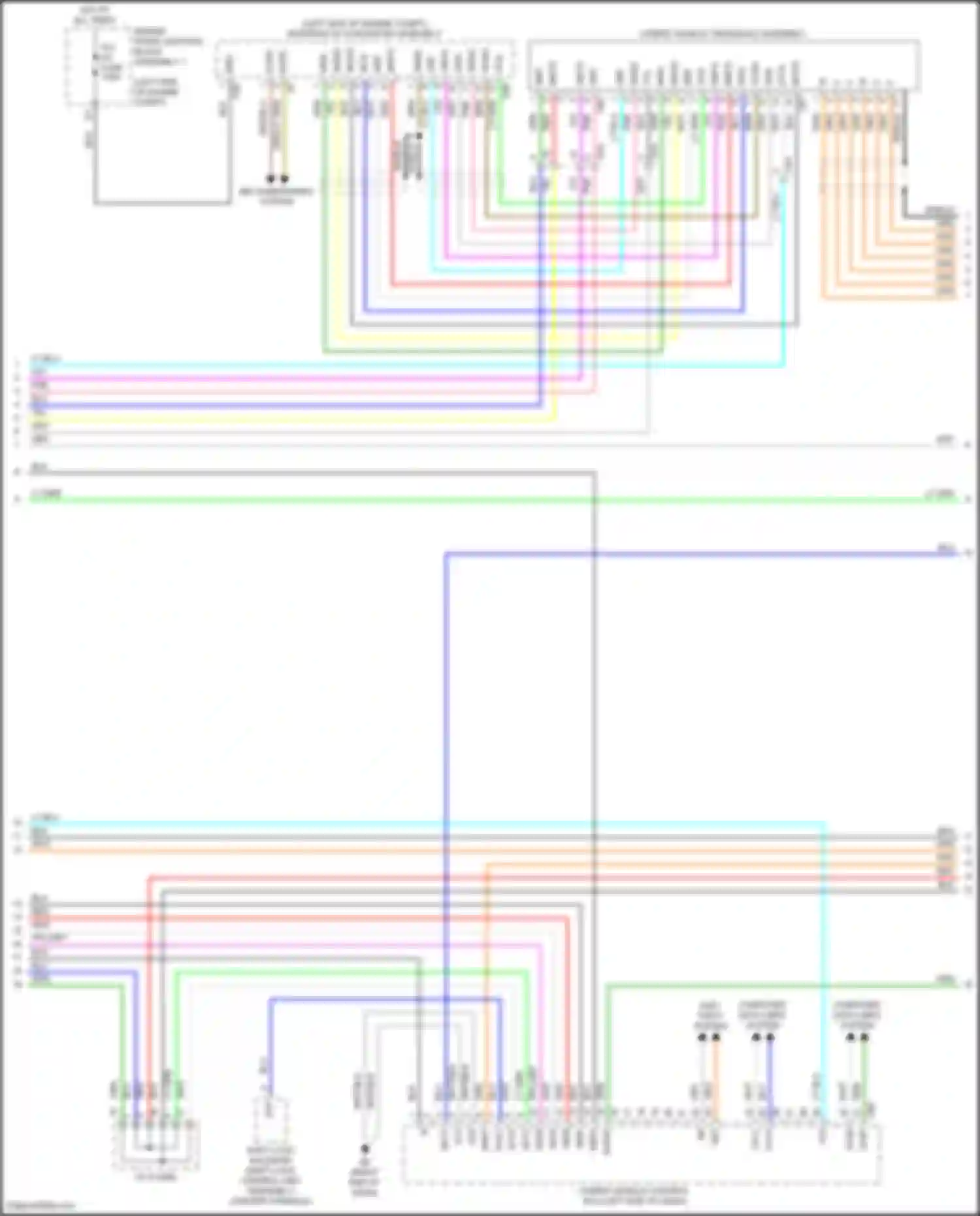 ES Lexus XV70 facelift (2021-2024): Wiring diagram engine performance 2.5l hybrid, hybrid system circuit, nickel metal hydride battery (5 of 8)