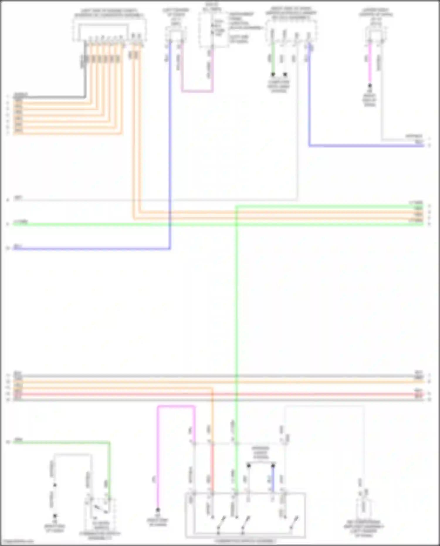 ES Lexus XV70 facelift (2021-2024): Wiring diagram engine performance 2.5l hybrid, hybrid system circuit, nickel metal hydride battery (6 of 8)