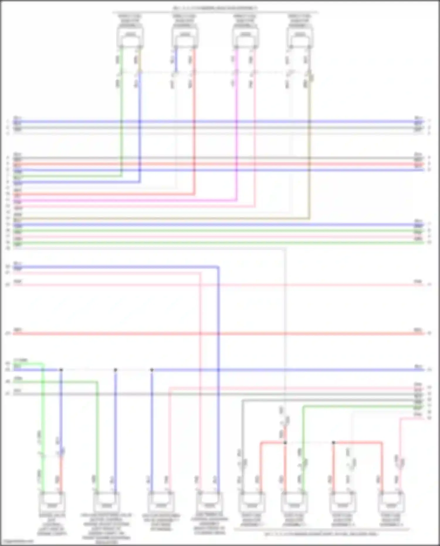 ES Lexus XV70 facelift (2021-2024): Wiring diagram engine performance 2.5l (2 of 10)