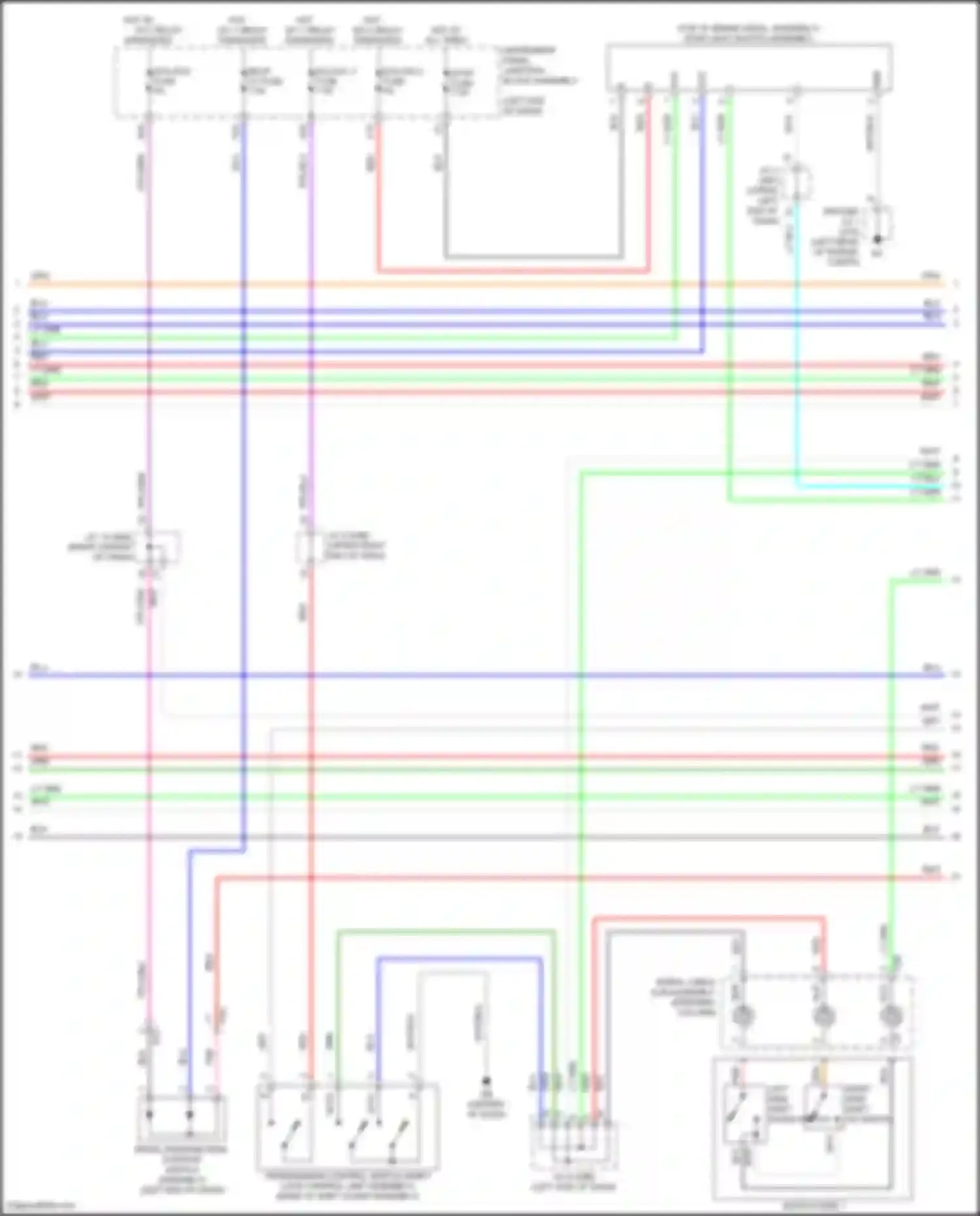 ES Lexus XV70 facelift (2021-2024): Wiring diagram engine performance 2.5l (8 of 10)