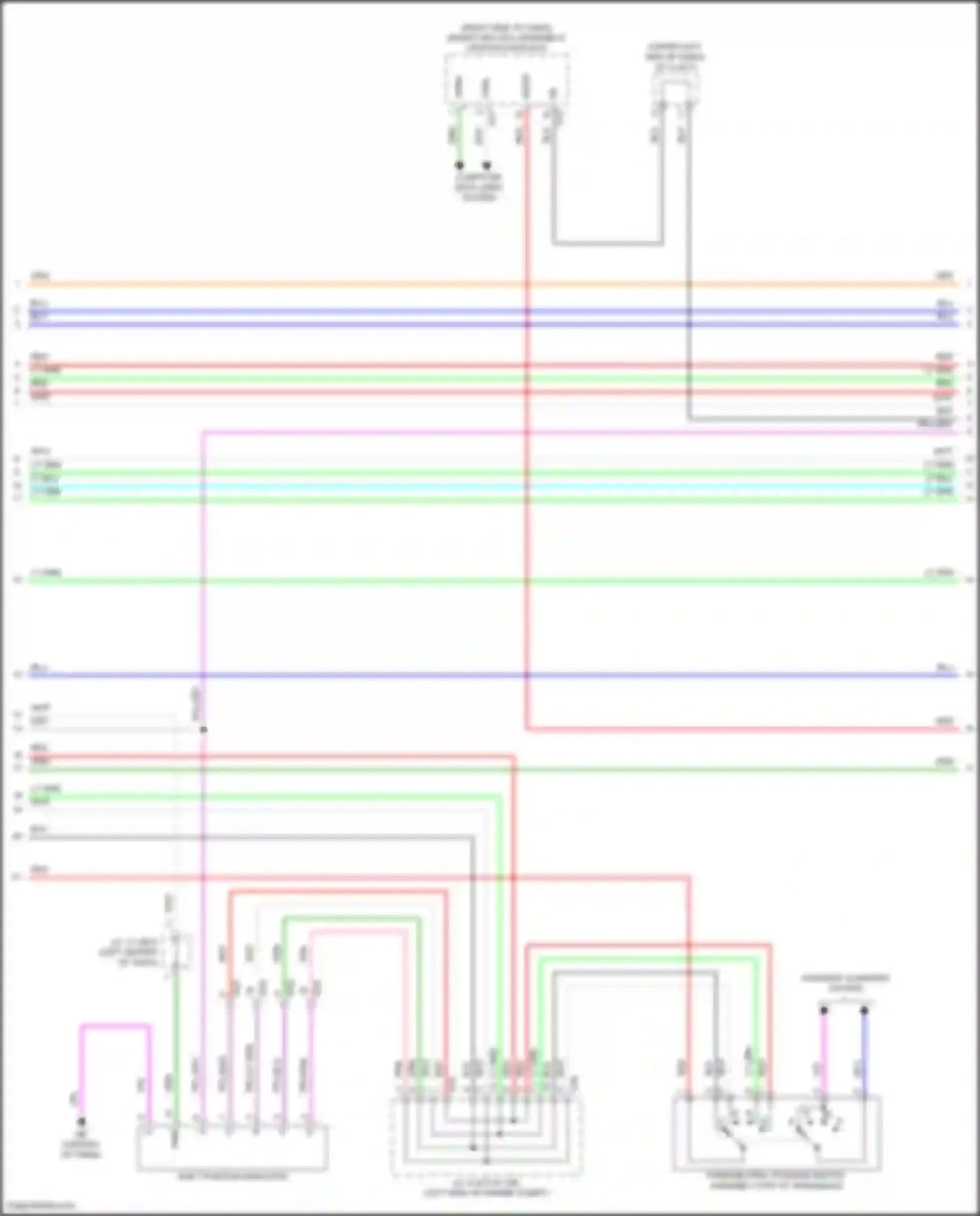 ES Lexus XV70 facelift (2021-2024): Wiring diagram engine performance 2.5l (9 of 10)