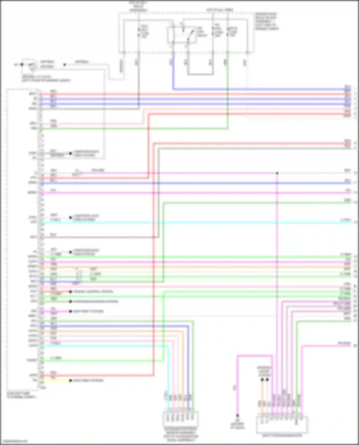 ES Lexus XV70 facelift (2021-2024): Wiring diagram engine performance 3.5l (1 of 11)