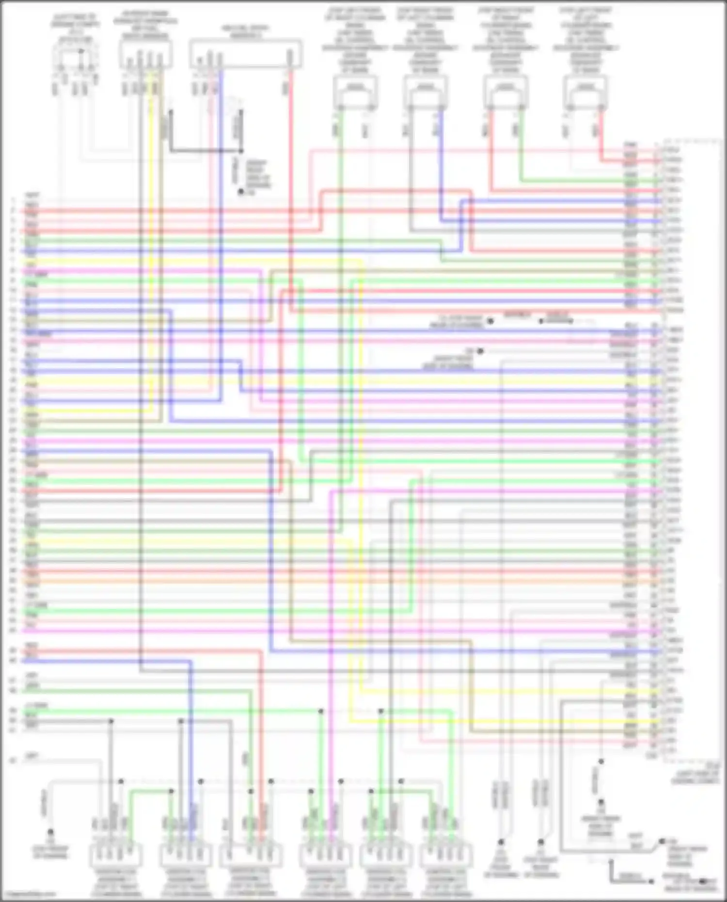 ES Lexus XV70 facelift (2021-2024): Wiring diagram engine performance 3.5l (11 of 11)