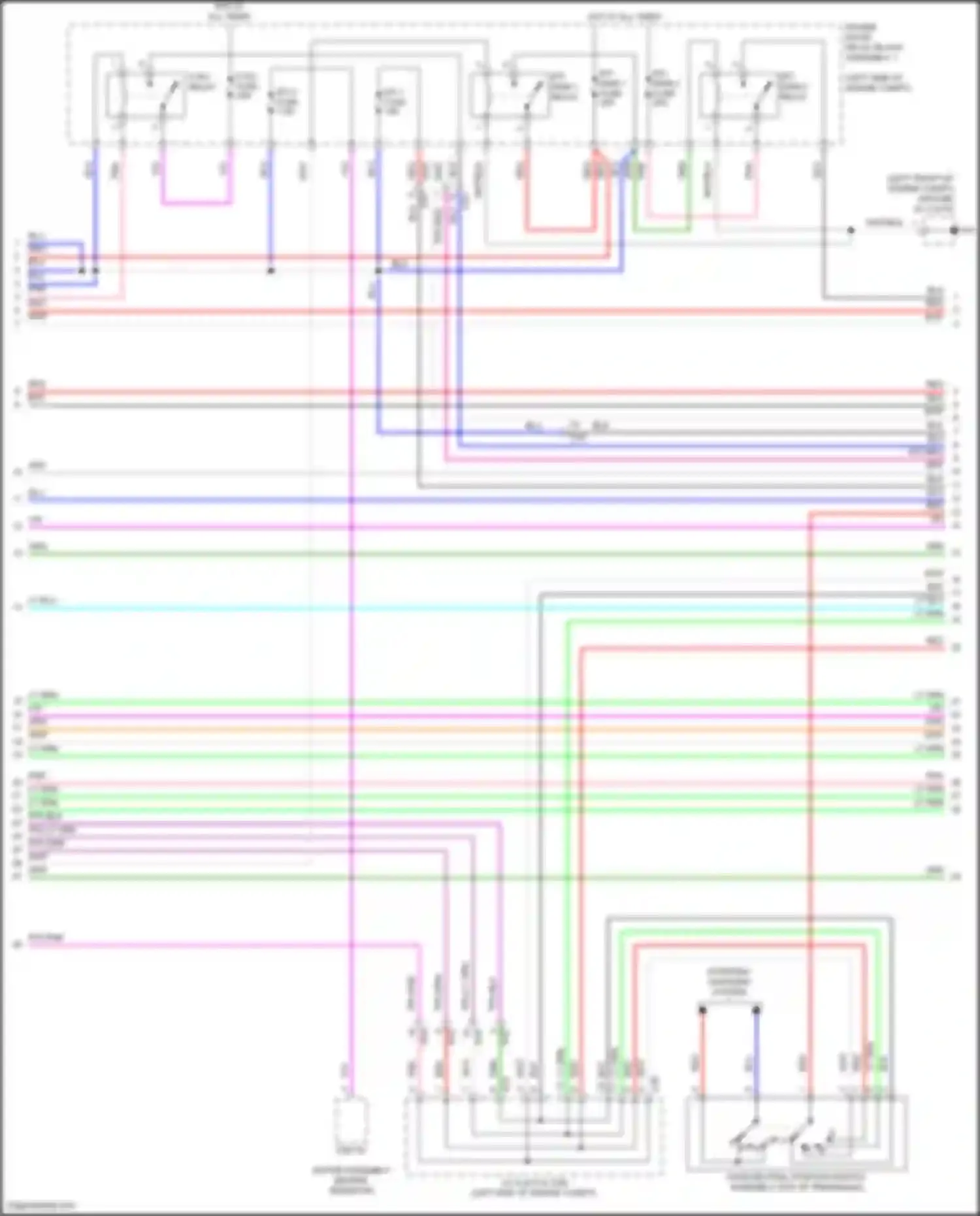 ES Lexus XV70 facelift (2021-2024): Wiring diagram engine performance 3.5l (2 of 11)