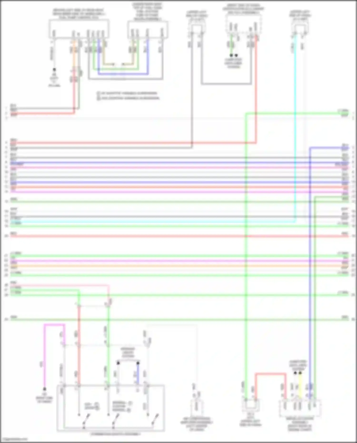 ES Lexus XV70 facelift (2021-2024): Wiring diagram engine performance 3.5l (3 of 11)