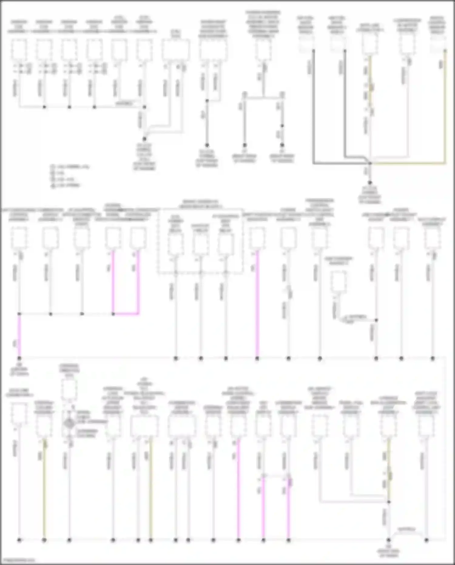 ES Lexus XV70 facelift (2021-2024): Ground distribution circuit (3 of 5)