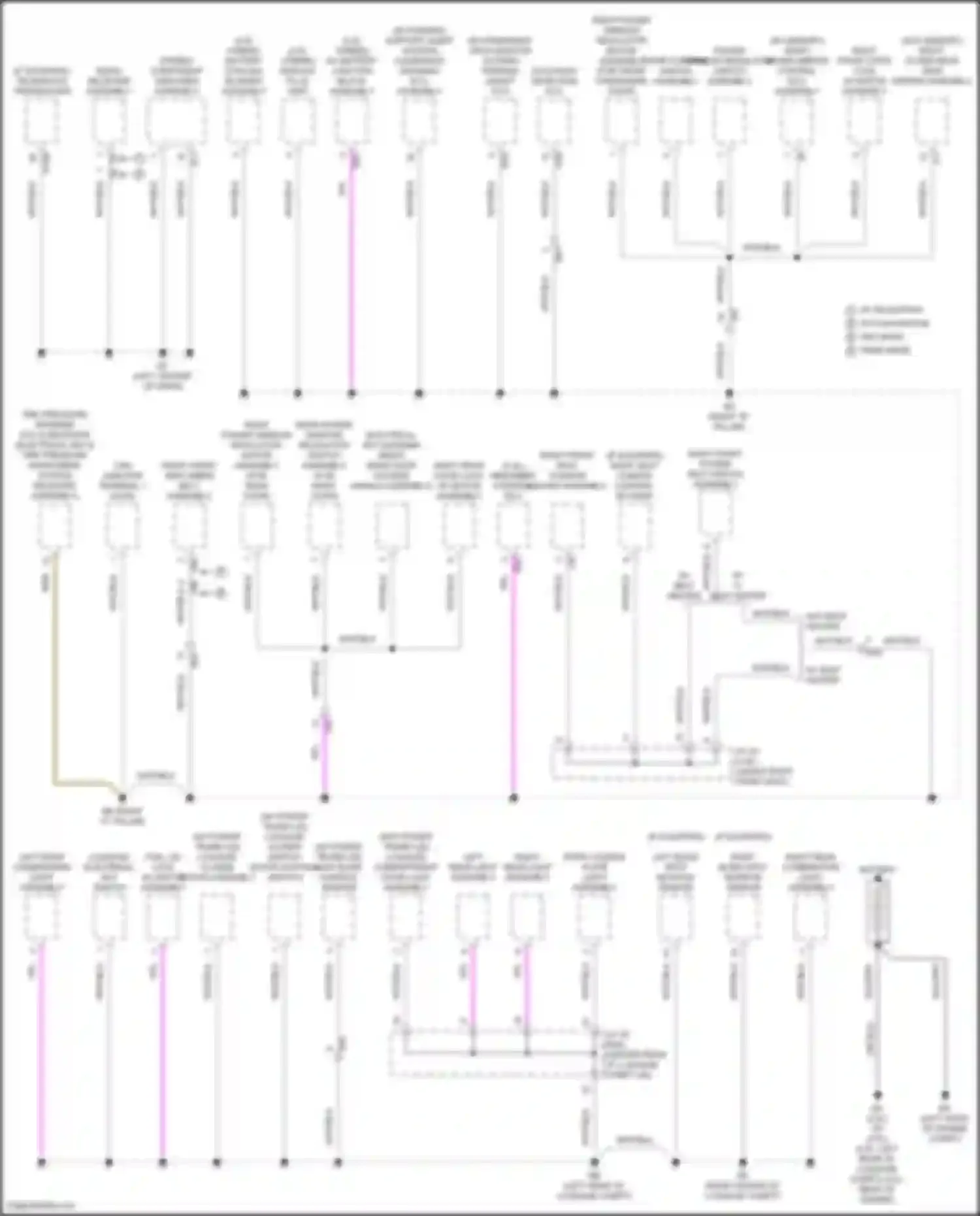 ES Lexus XV70 facelift (2021-2024): Ground distribution circuit (4 of 5)