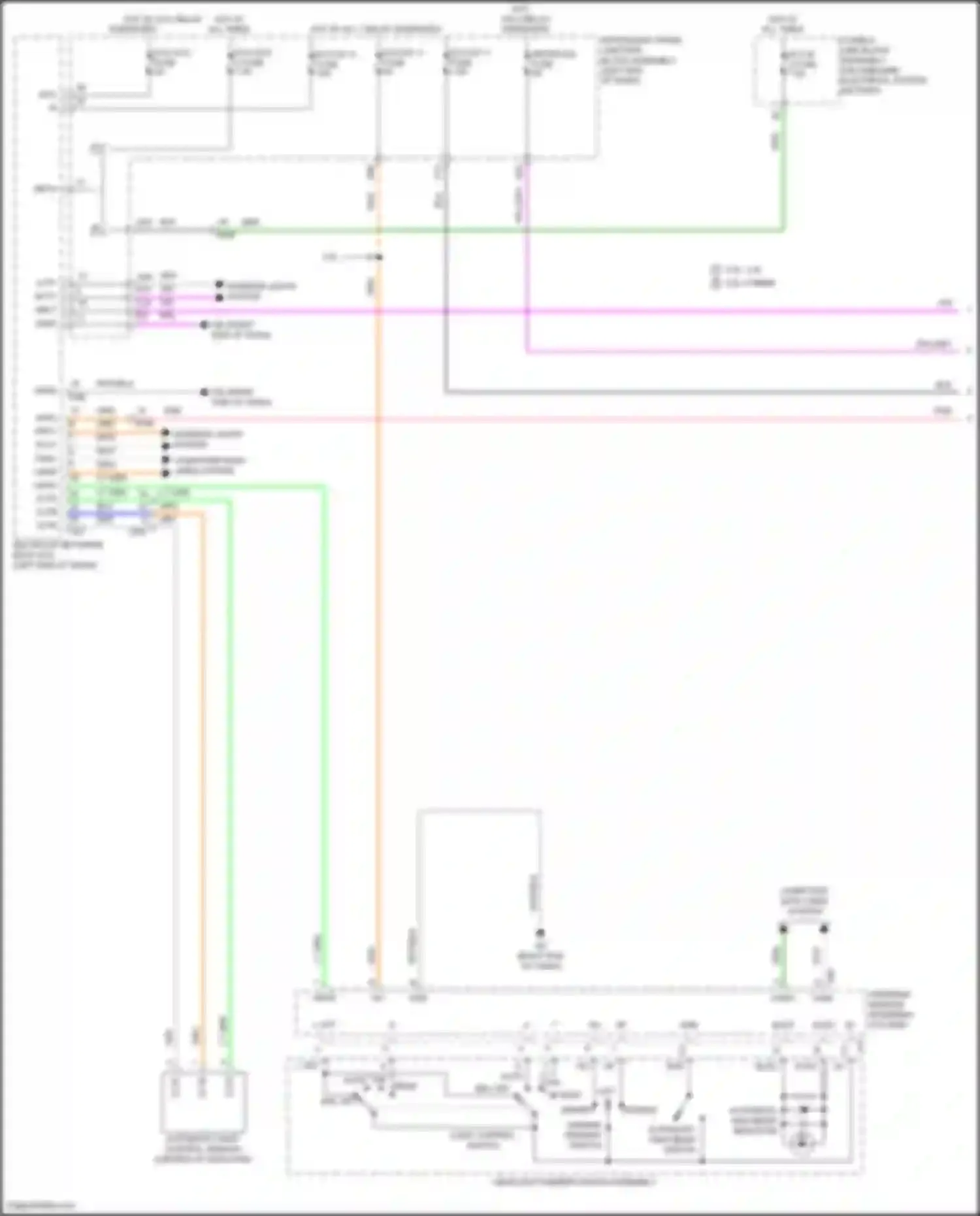 ES Lexus XV70 facelift (2021-2024): Headlights circuit (1 of 2)