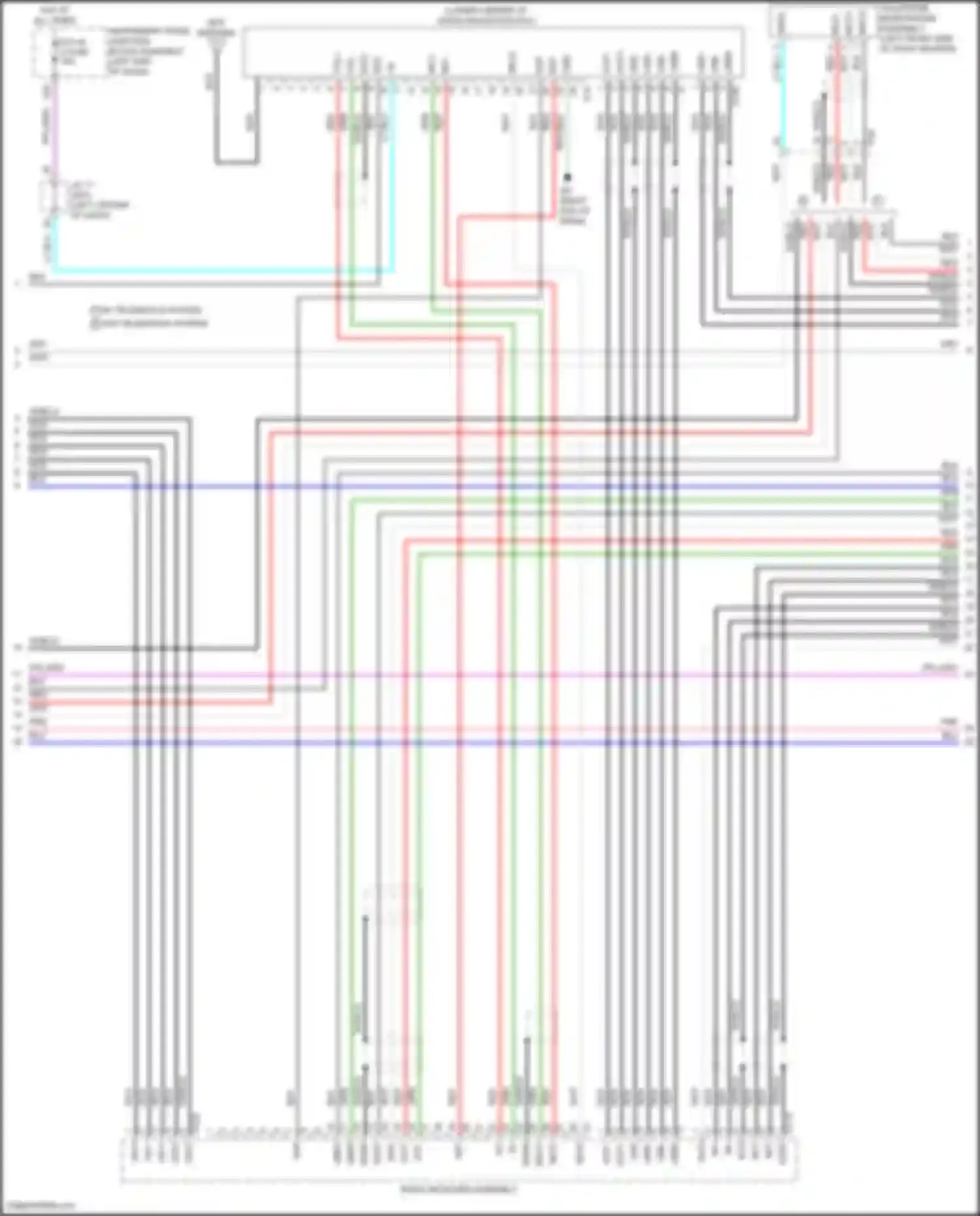 ES Lexus XV70 facelift (2021-2024): Navigation circuit (3 of 5)