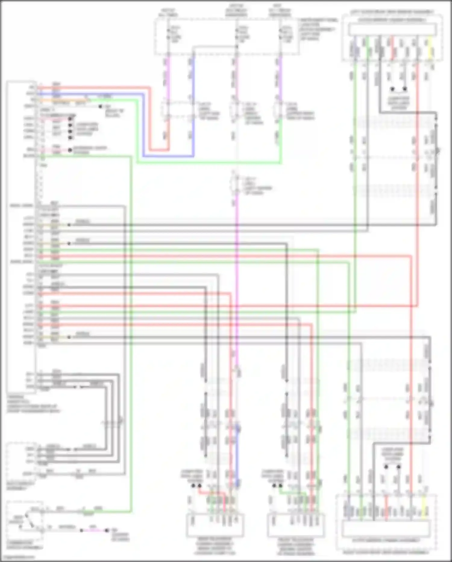 ES Lexus XV70 facelift (2021-2024): Parking assistant circuit