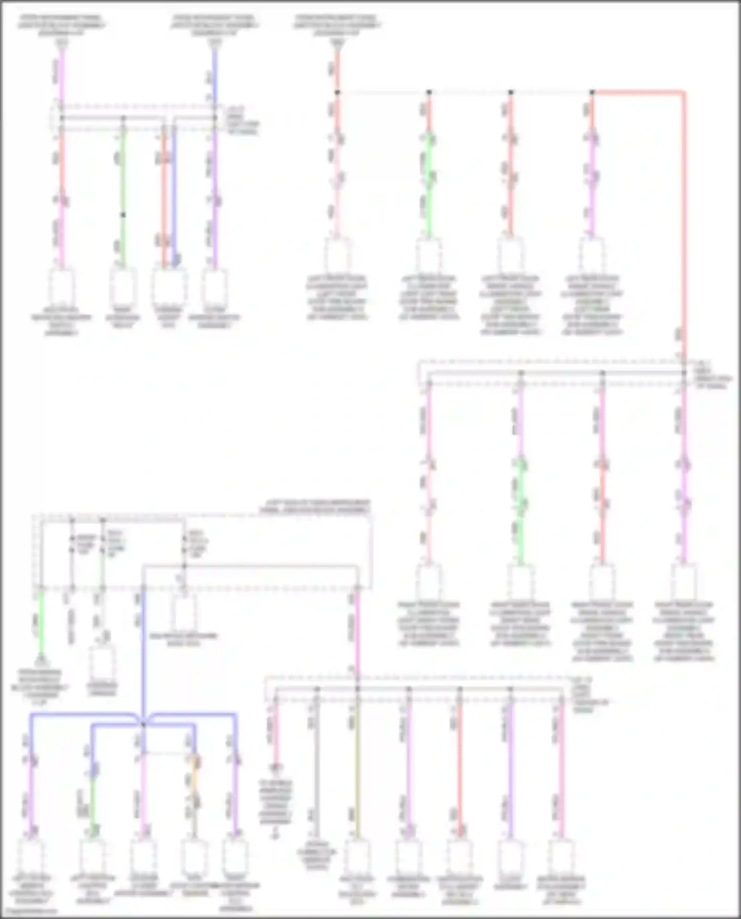 ES Lexus XV70 facelift (2021-2024): Power distribution circuit (3 of 8)