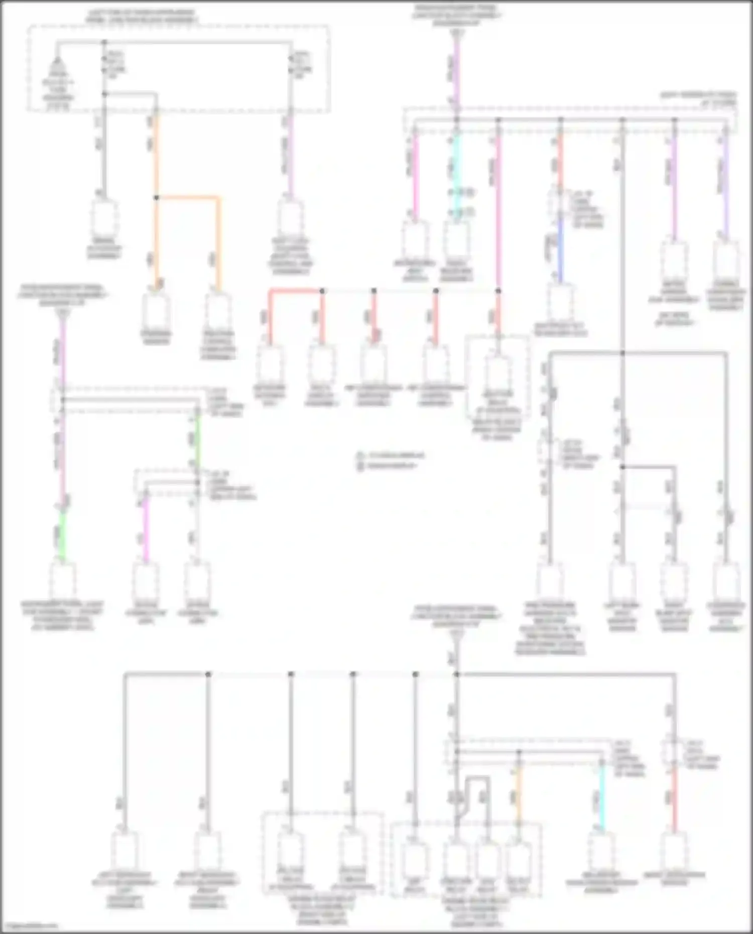 ES Lexus XV70 facelift (2021-2024): Power distribution circuit (7 of 8)