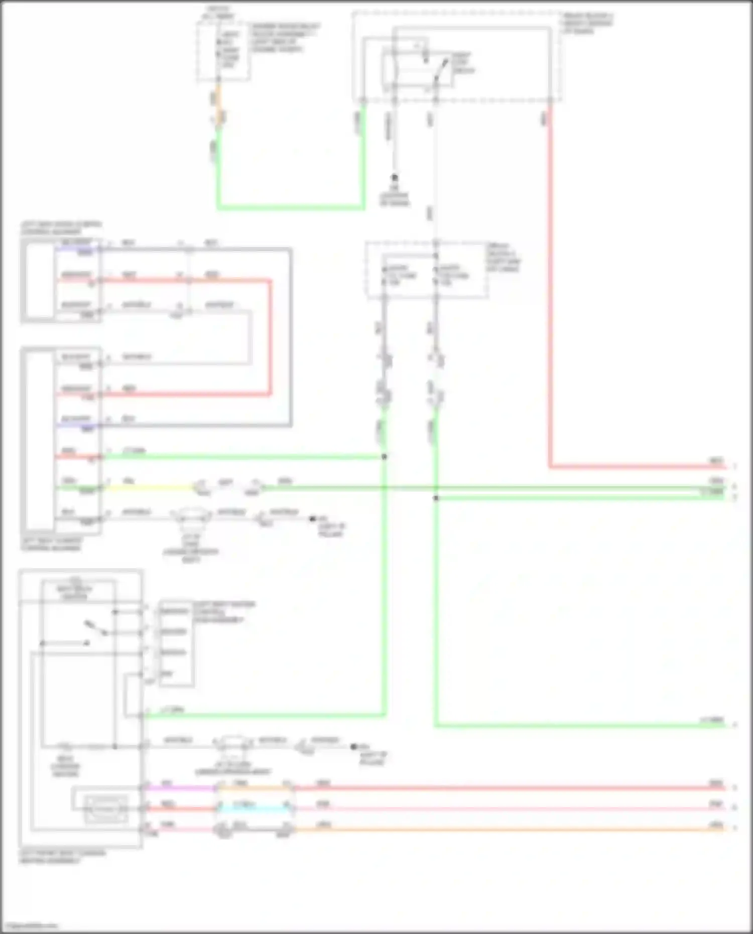 ES Lexus XV70 facelift (2021-2024): Climate control seats circuit (1 of 2)
