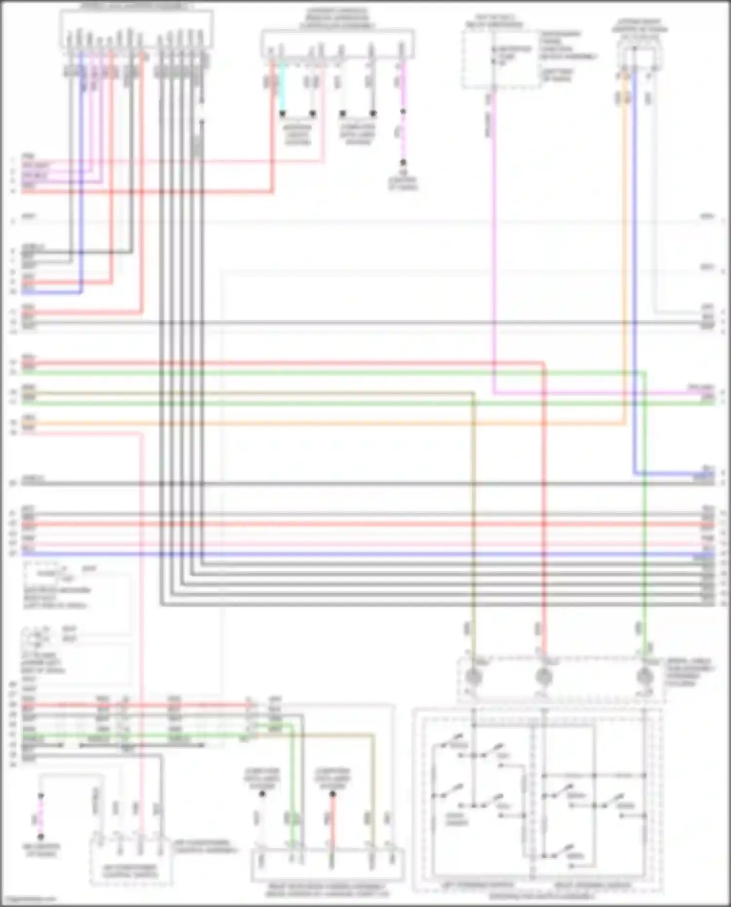 ES Lexus XV70 facelift (2021-2024): Radio circuit, w/o navigation (2 of 5)