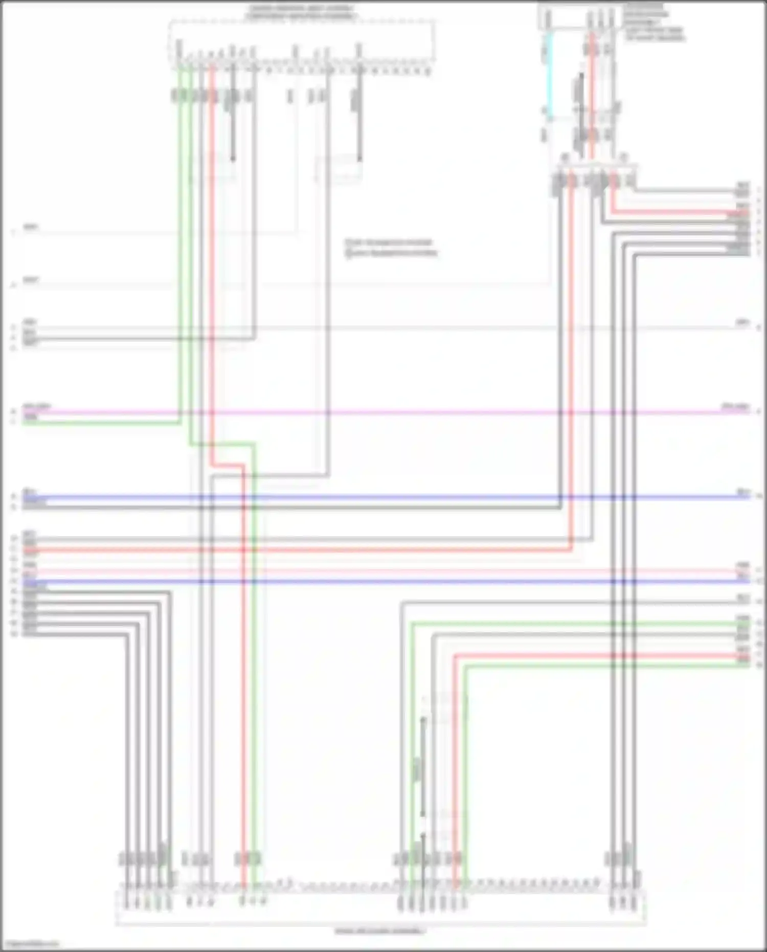 ES Lexus XV70 facelift (2021-2024): Radio circuit, w/o navigation (3 of 5)