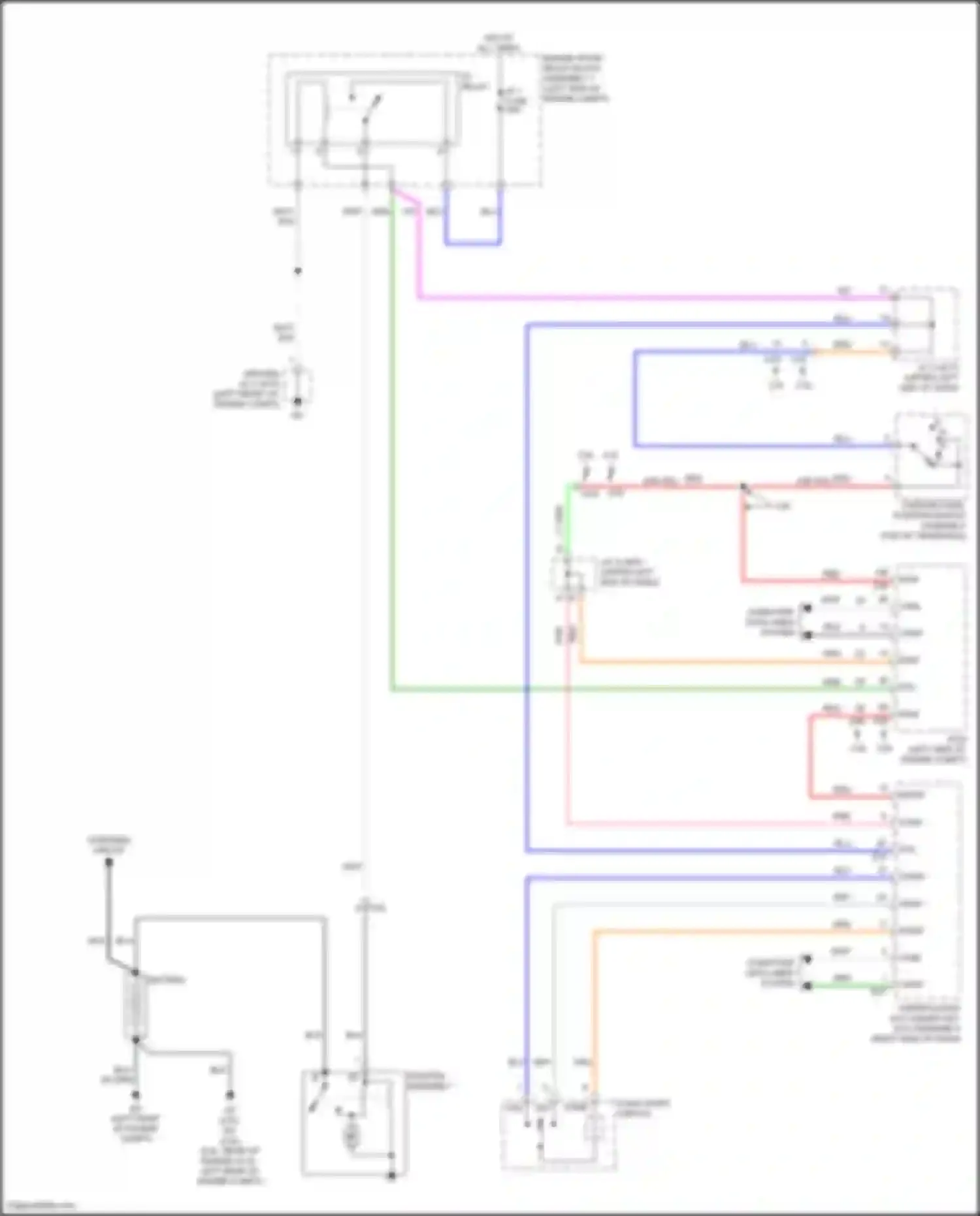 ES Lexus XV70 facelift (2021-2024): Starting circuit