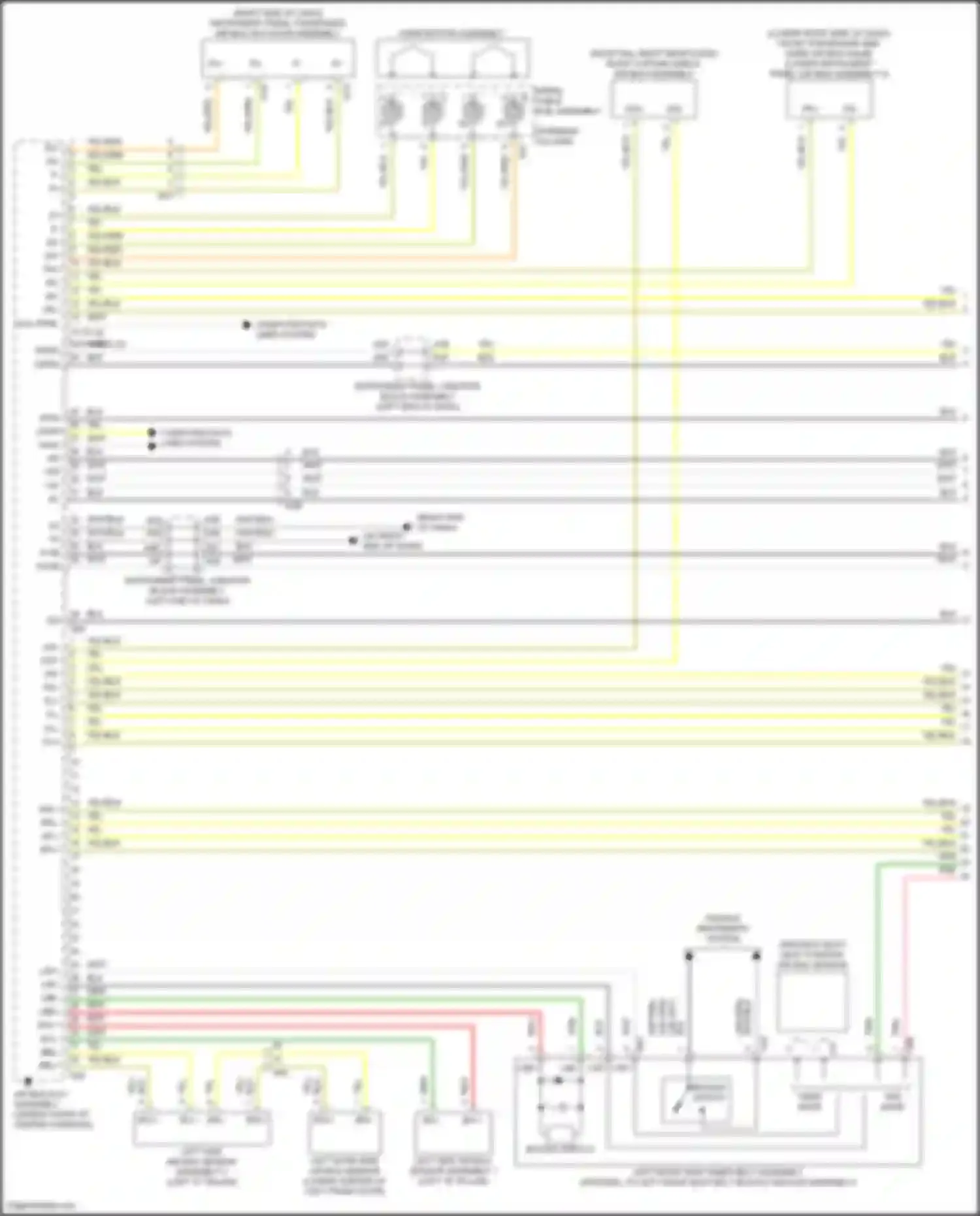 ES Lexus XV70 facelift (2021-2024): Supplemental restraints circuit (1 of 4)