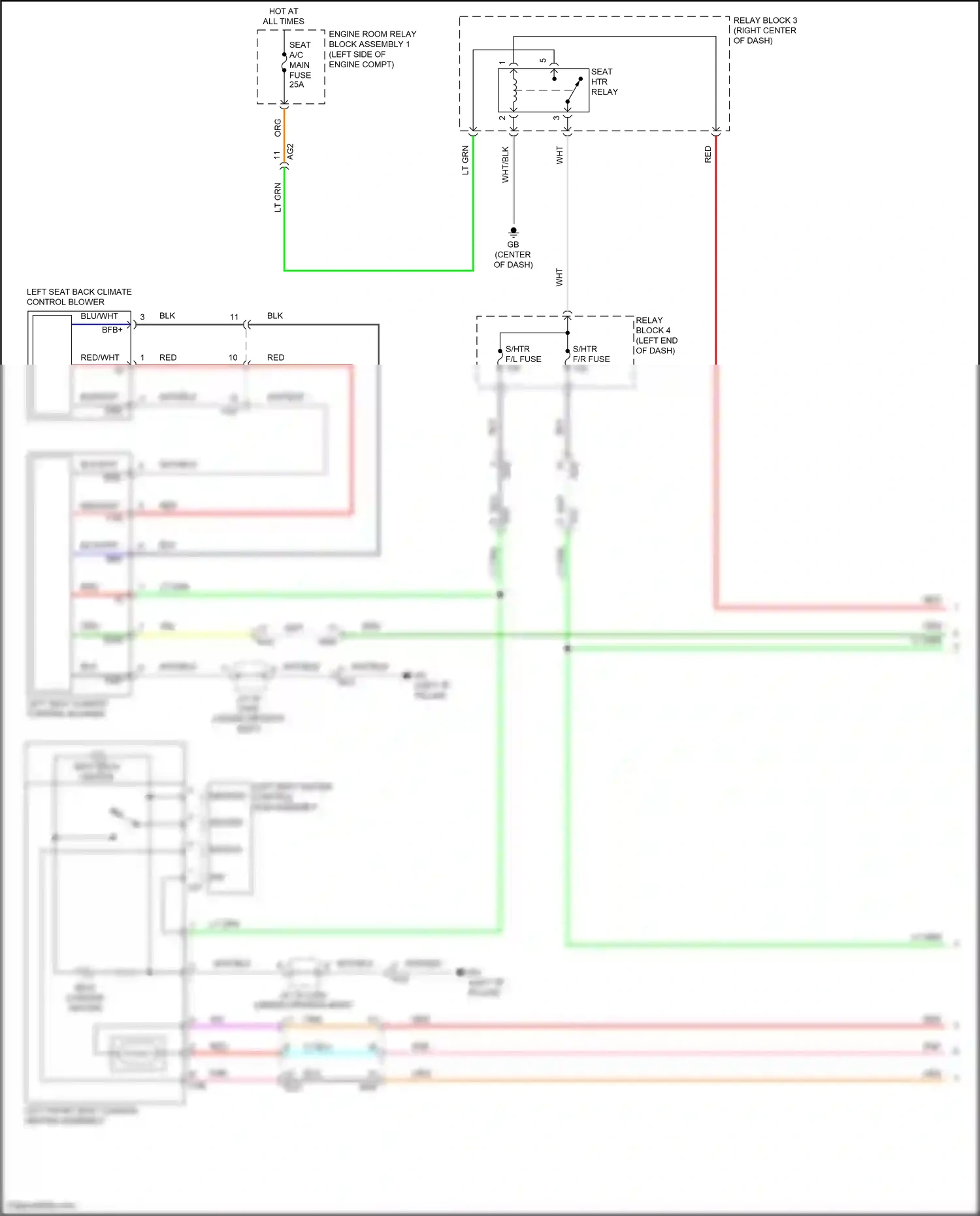 Wiring diagram bfb- for Lexus ES XV70 facelift (2021-2024) (1 of 2)