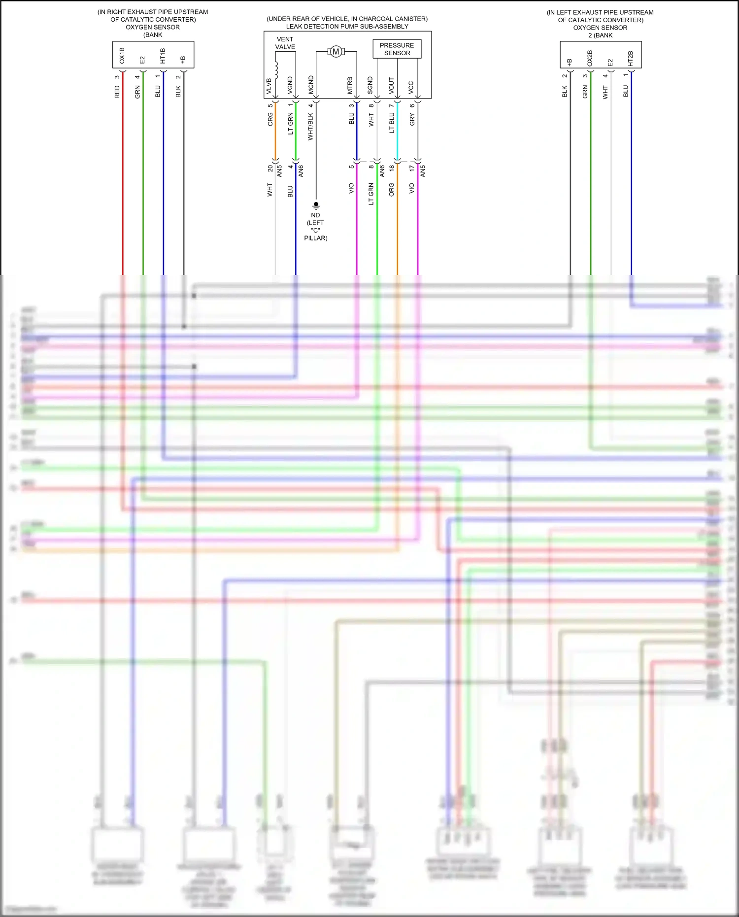 Wiring diagram blk for Lexus ES XV70 facelift (2021-2024) (176 of 181)