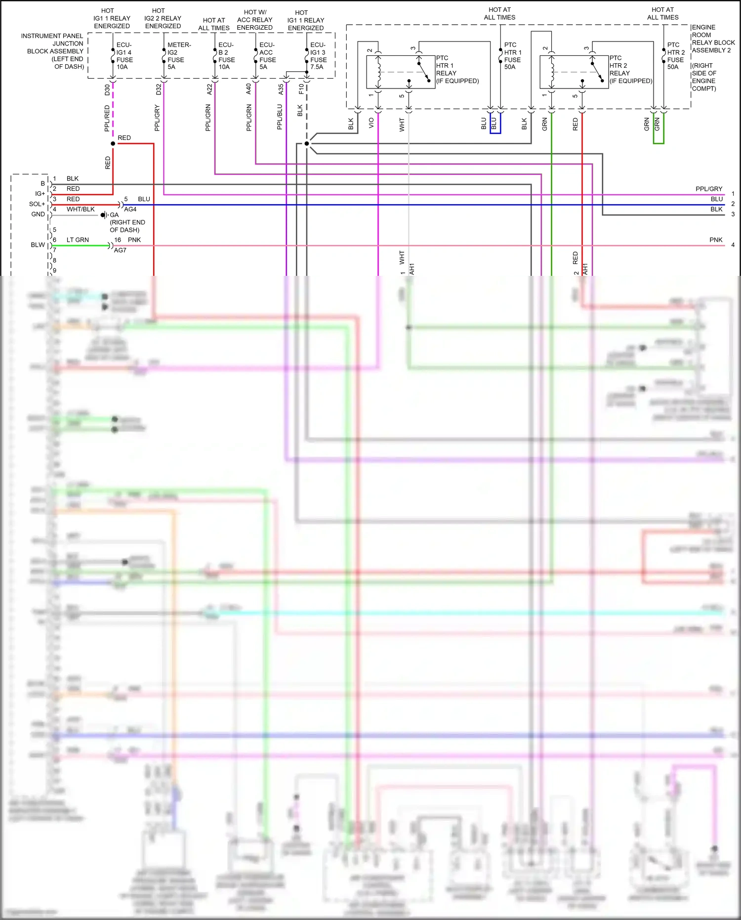 Wiring diagram computer data lines system for Lexus ES XV70 facelift (2021-2024) (42 of 101)