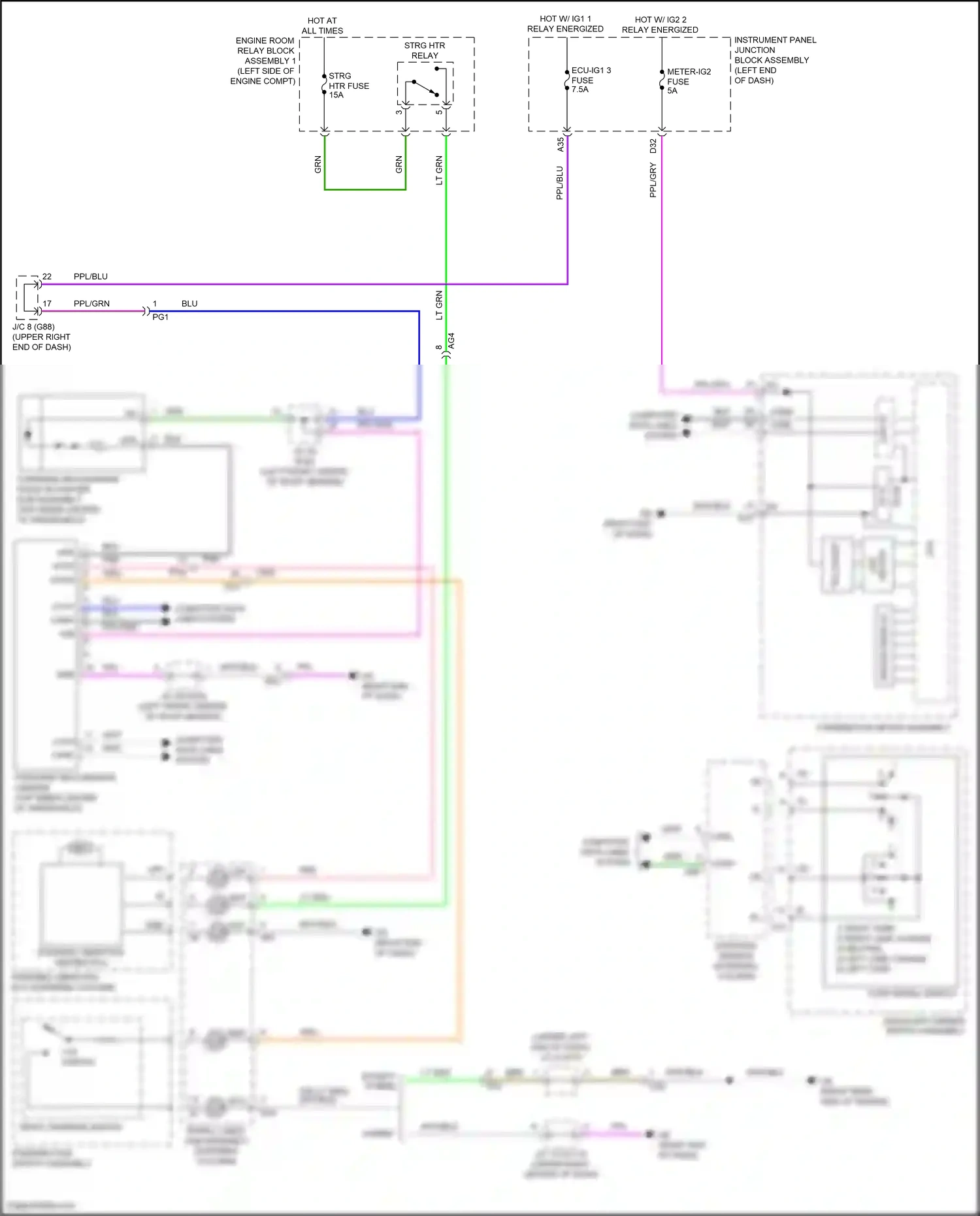 Wiring diagram computer data lines system for Lexus ES XV70 facelift (2021-2024) (47 of 101)