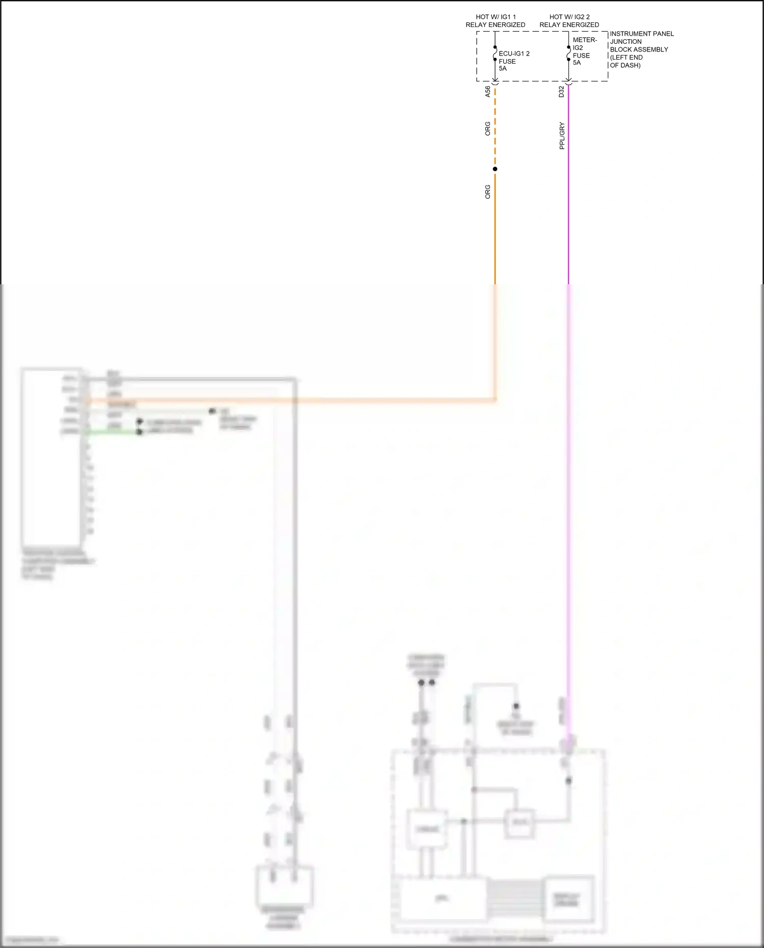 Wiring diagram display driver for Lexus ES XV70 facelift (2021-2024) (11 of 26)