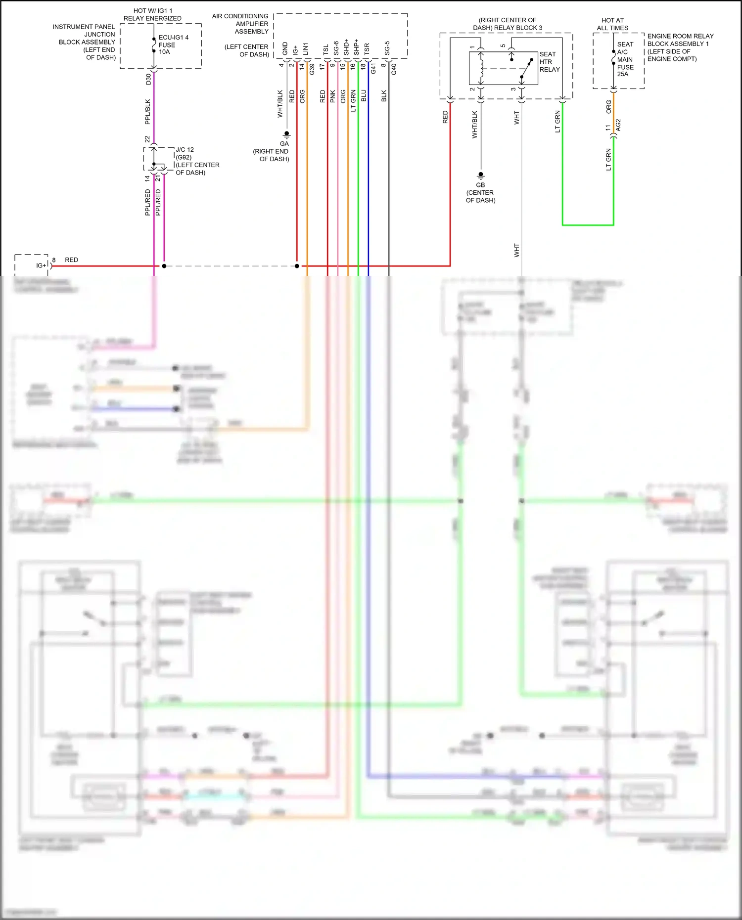 Wiring diagram org/ for Lexus ES XV70 facelift (2021-2024) (13 of 145)
