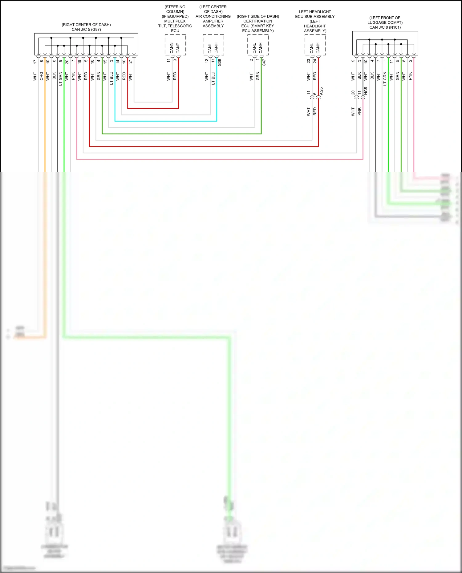 Wiring diagram org/ for Lexus ES XV70 facelift (2021-2024) (32 of 145)
