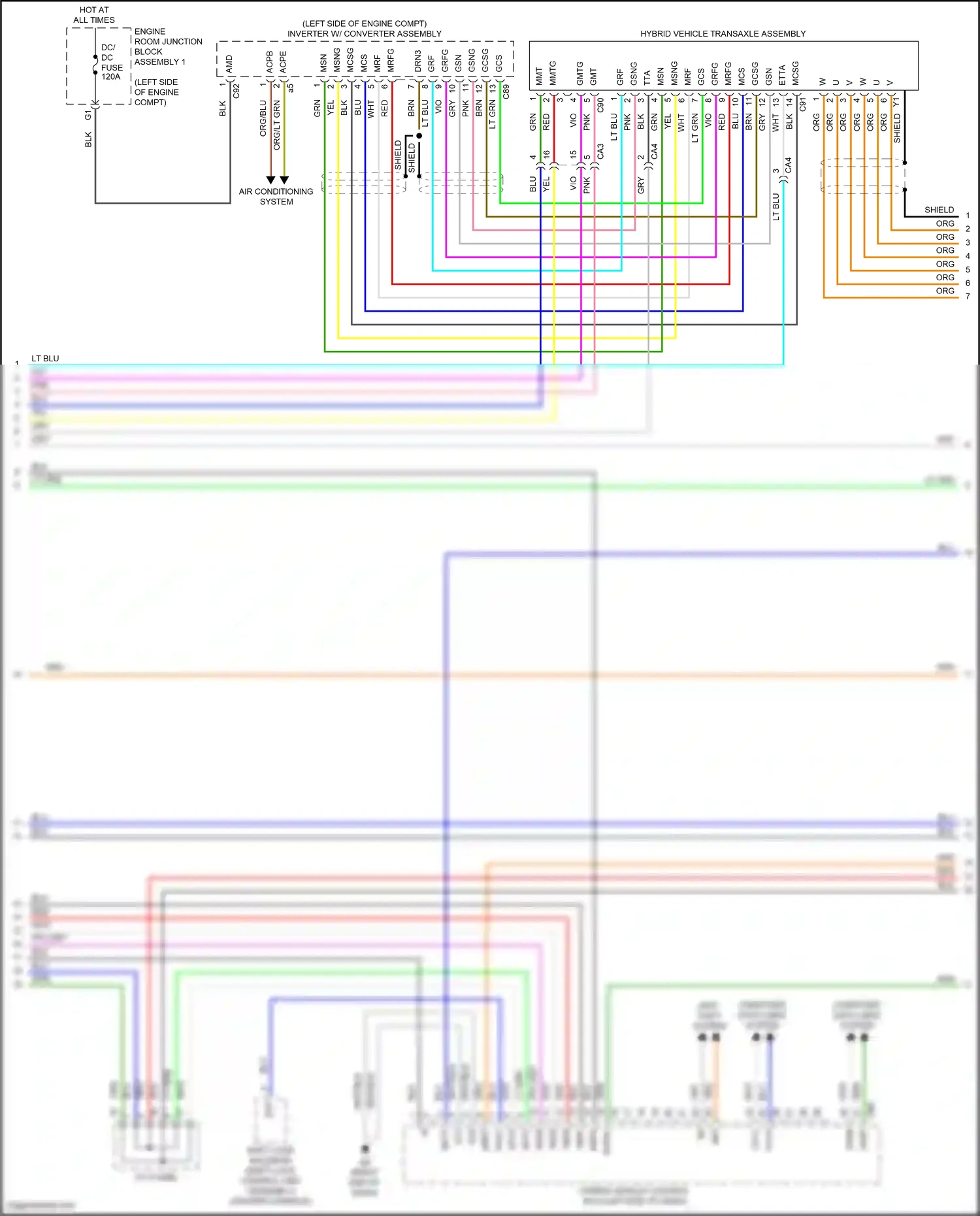 Wiring diagram org/ for Lexus ES XV70 facelift (2021-2024) (132 of 145)