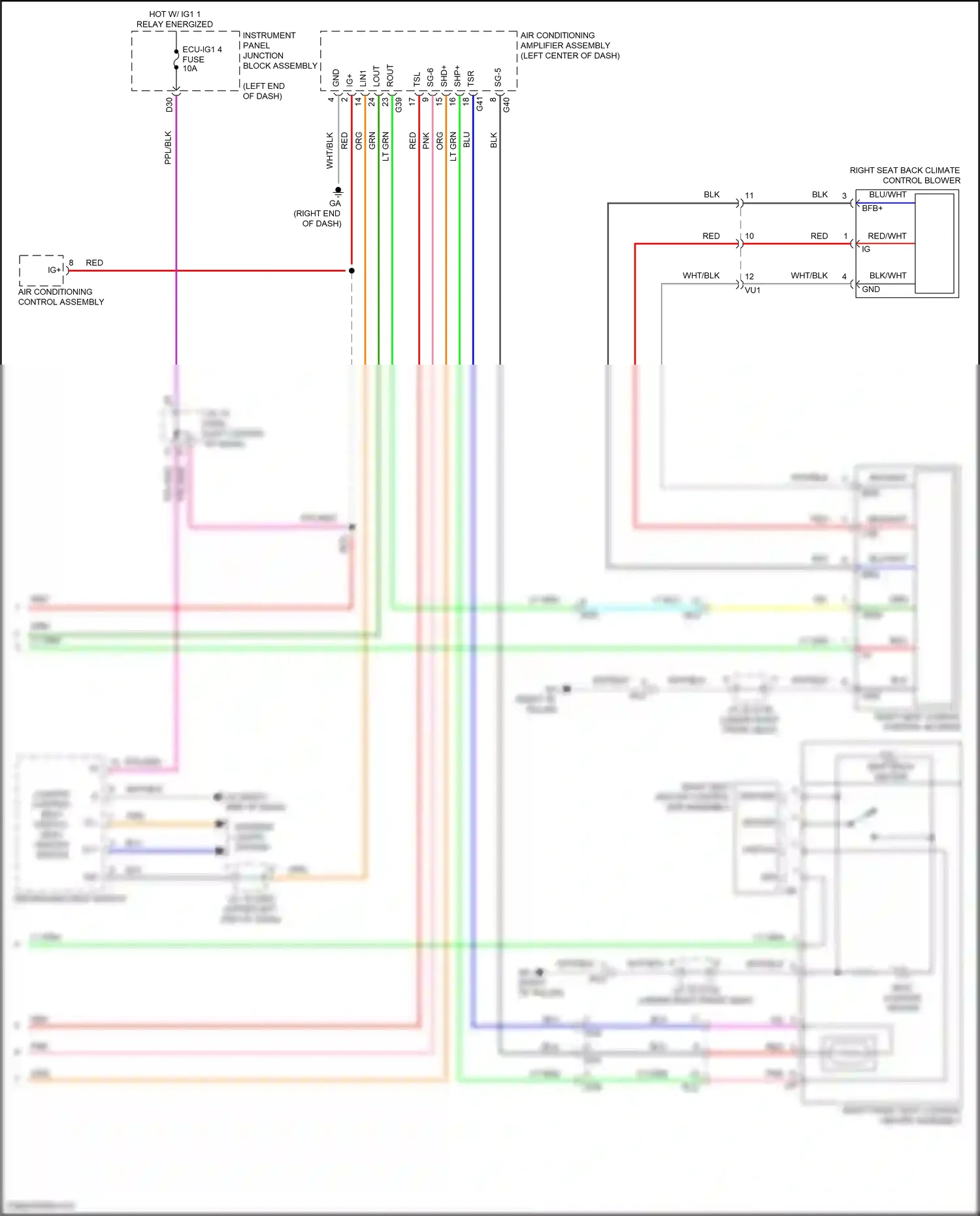 Wiring diagram red for Lexus ES XV70 facelift (2021-2024) (2 of 161)