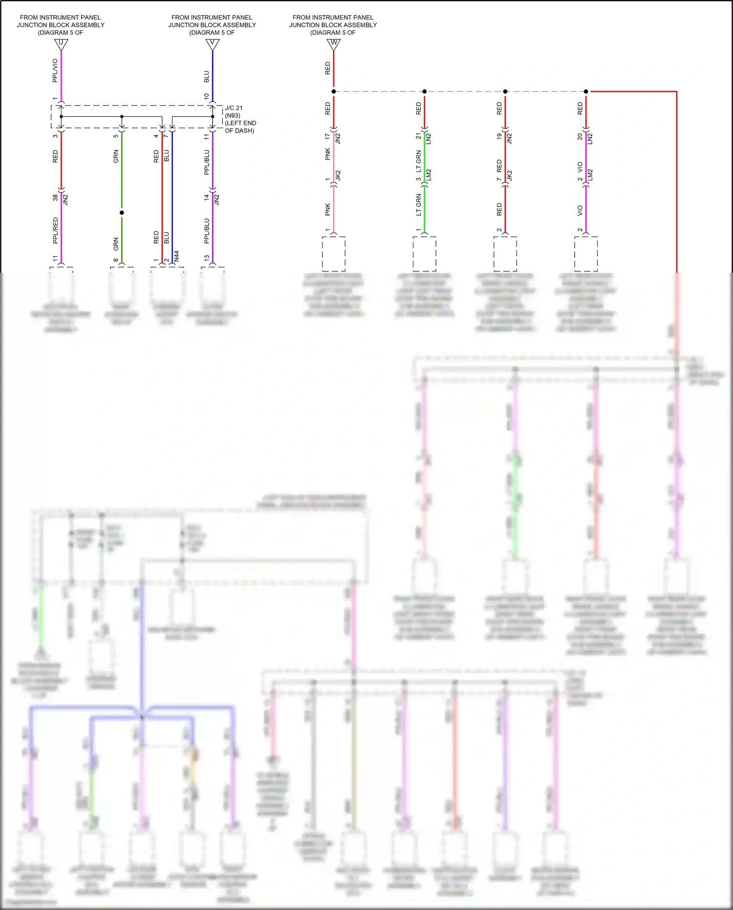 Wiring diagram steering sensor for Lexus ES XV70 facelift (2021-2024) (8 of 12)