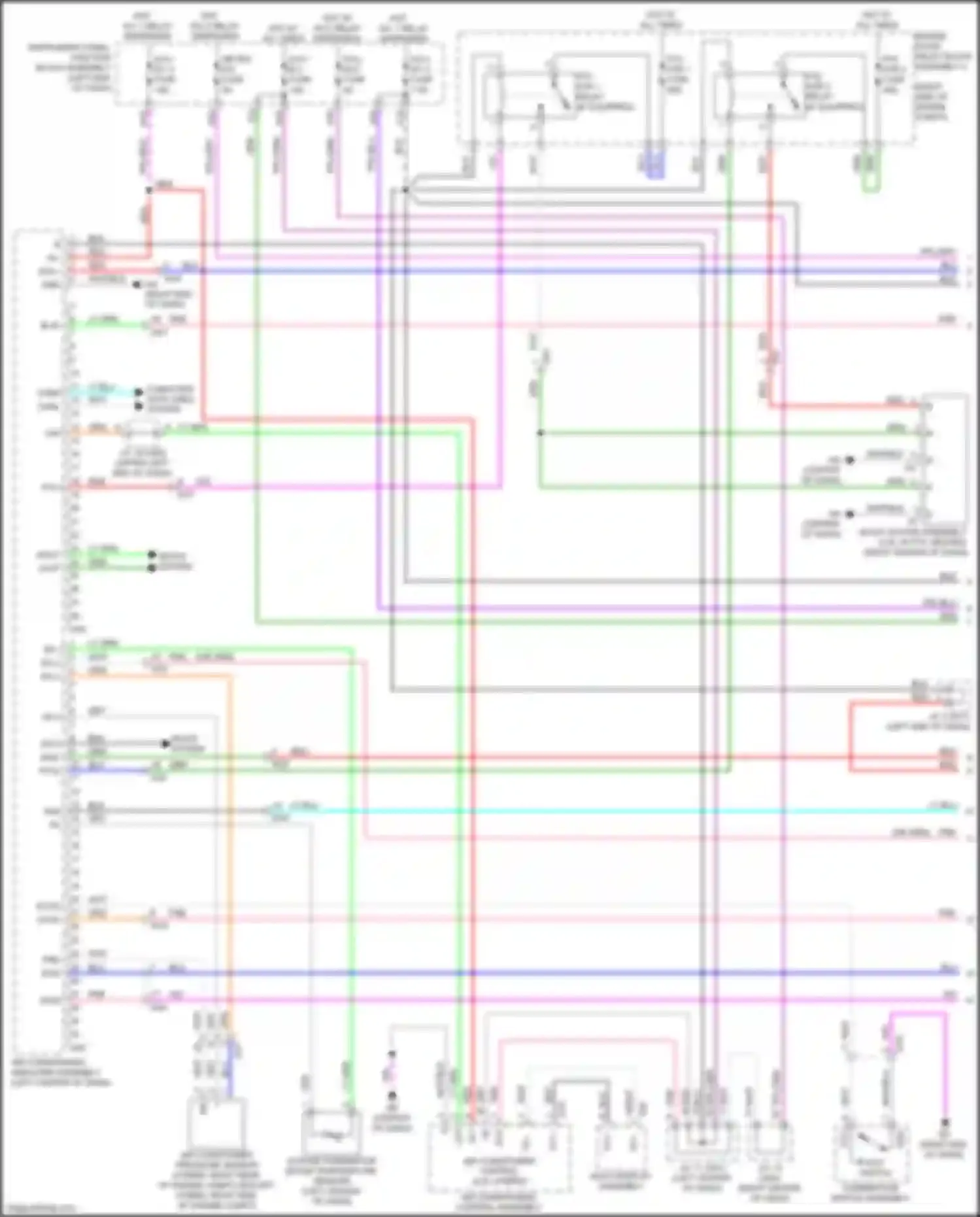 ES Lexus XV70 (2018-2021): Automatic a/c circuit (1 of 3)