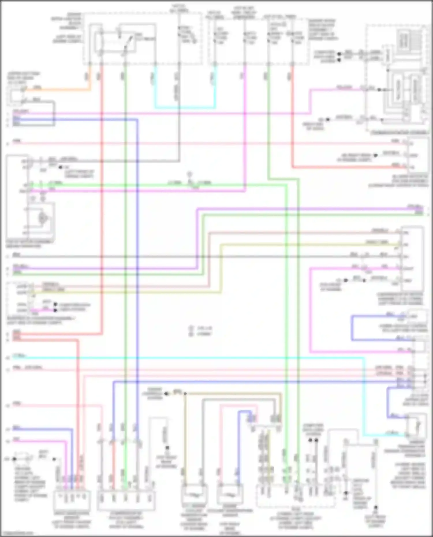 ES Lexus XV70 (2018-2021): Automatic a/c circuit (2 of 3)