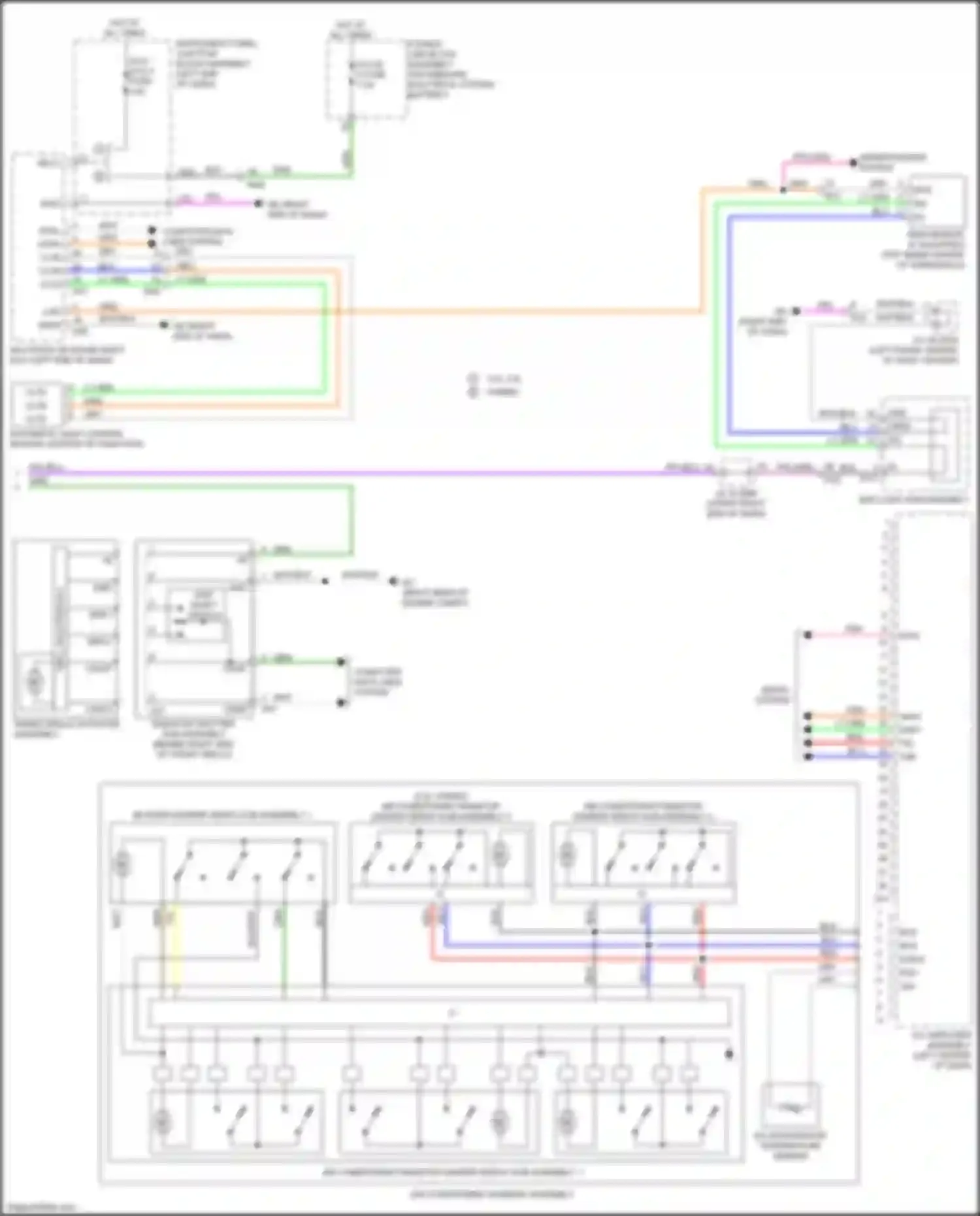 ES Lexus XV70 (2018-2021): Automatic a/c circuit (3 of 3)