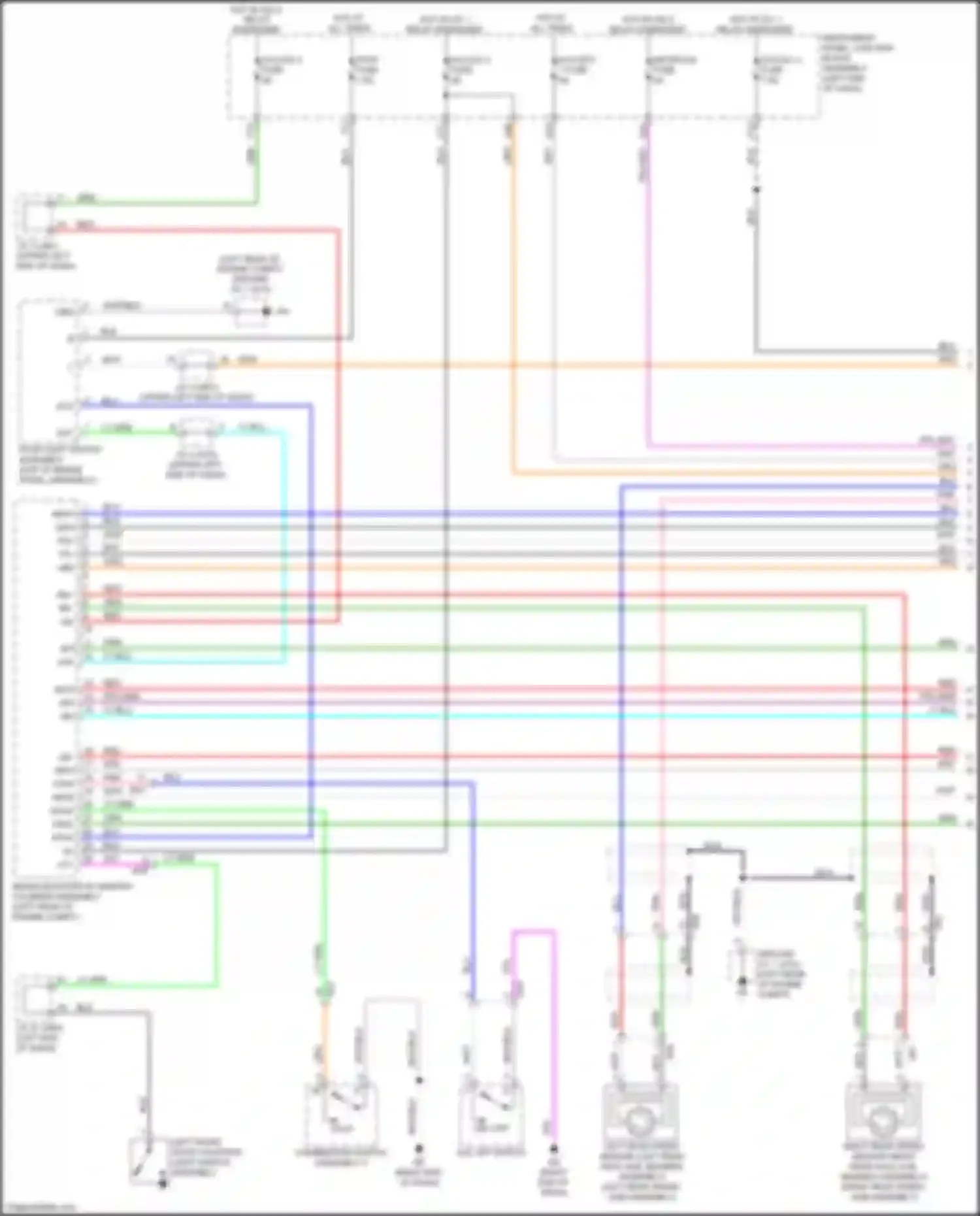 ES Lexus XV70 (2018-2021): Anti-lock brakes circuit (1 of 3)