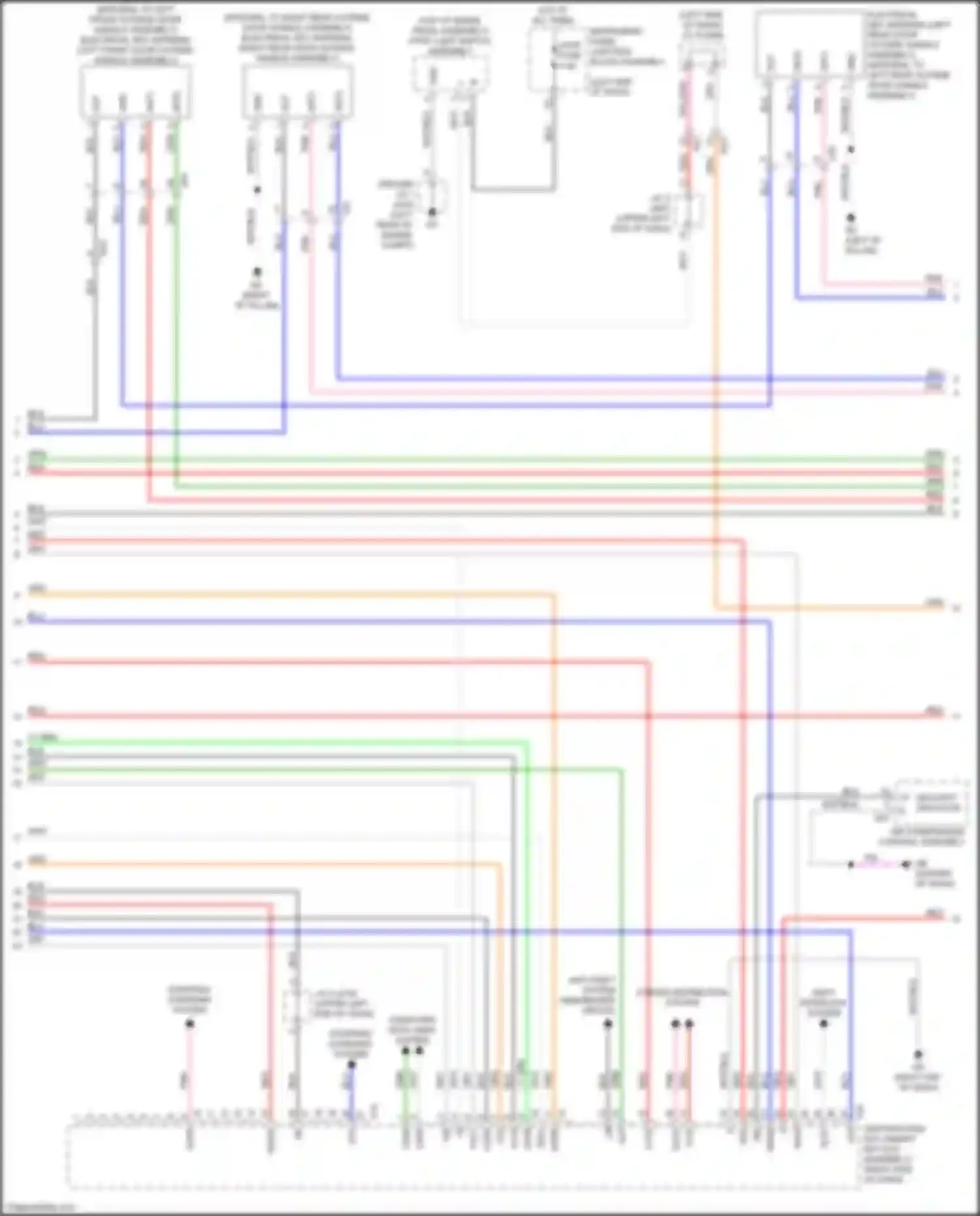 ES Lexus XV70 (2018-2021): Forced entry circuit (5 of 6)