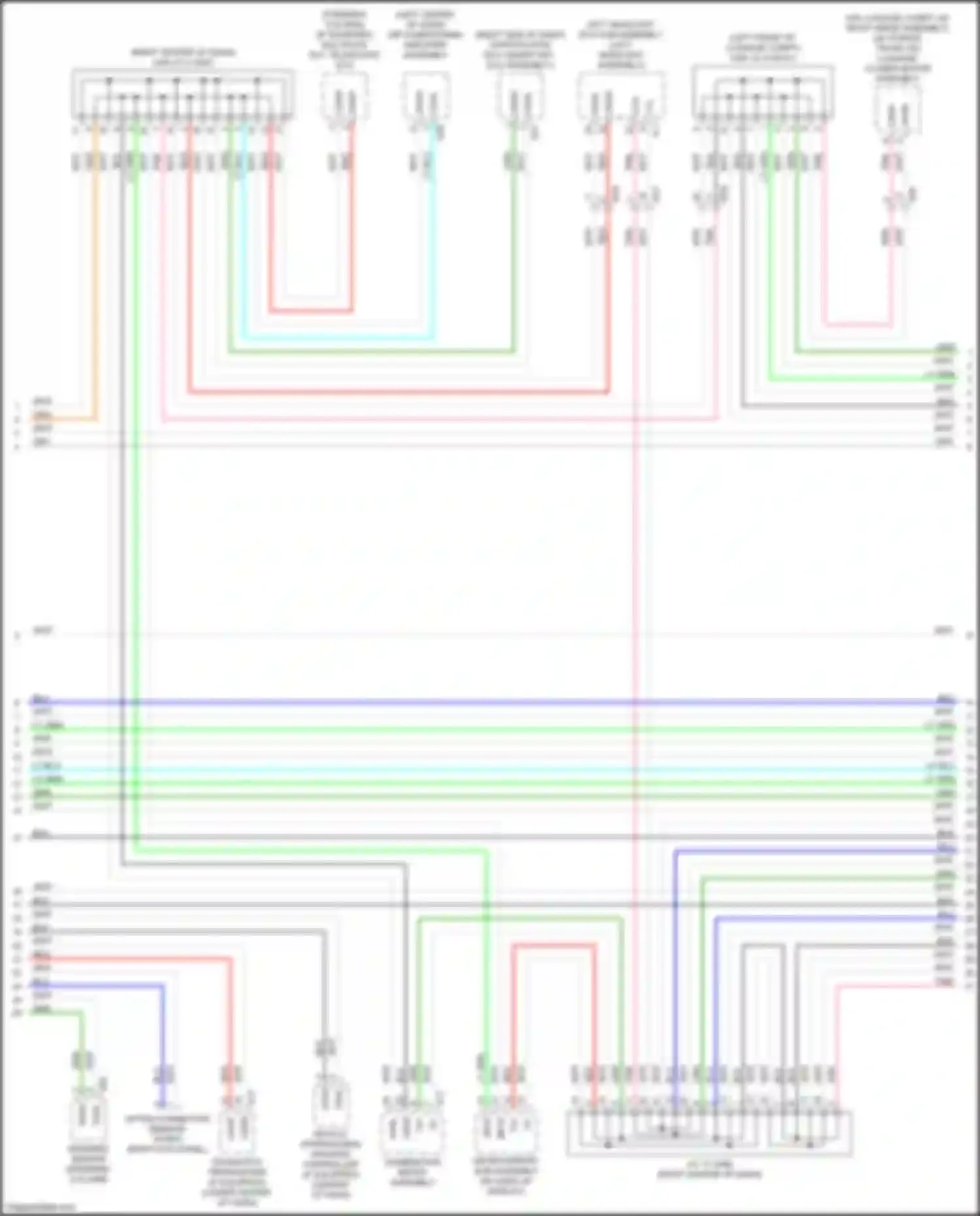 ES Lexus XV70 (2018-2021): Computer data lines circuit (2 of 4)