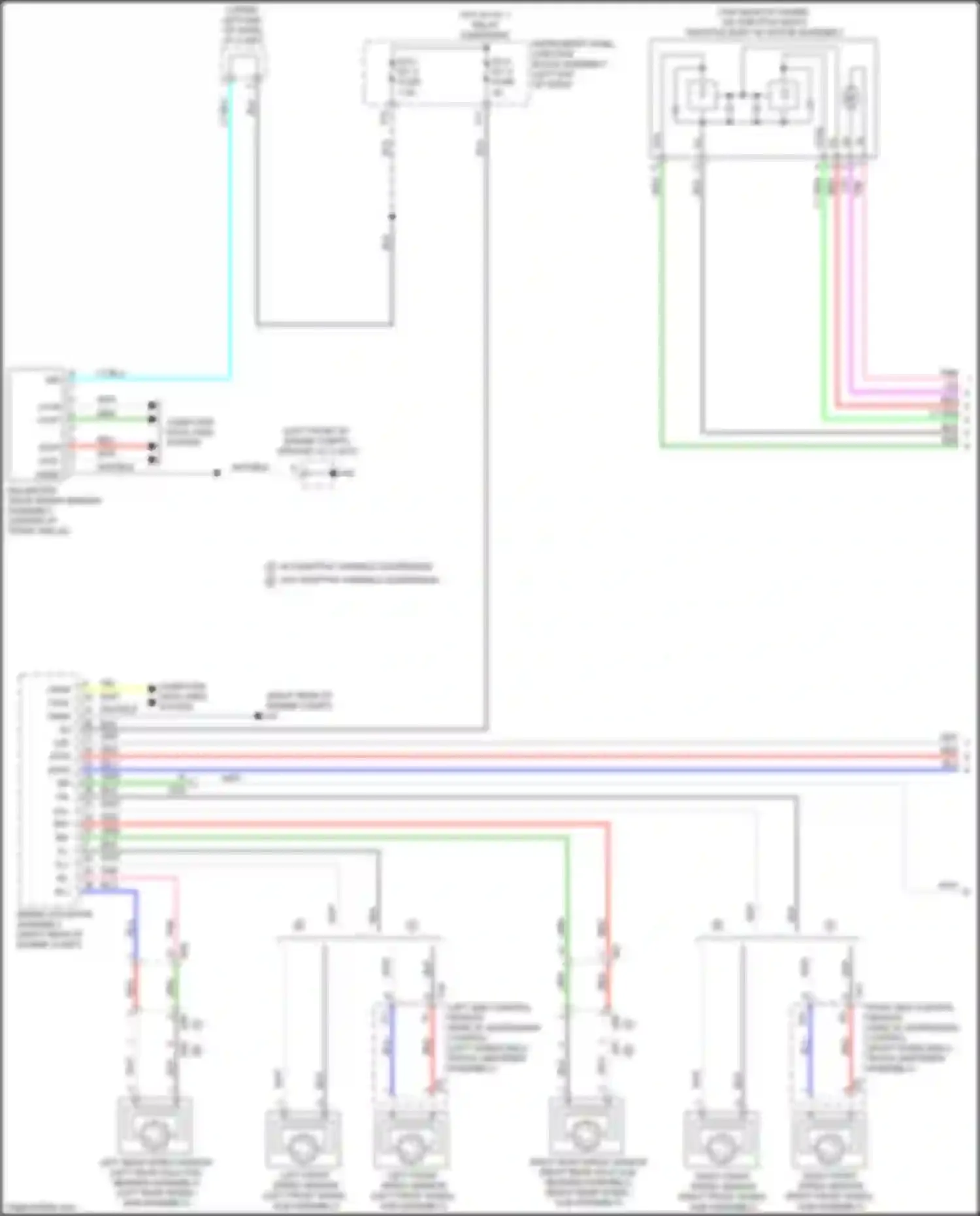 ES Lexus XV70 (2018-2021): Cruise control circuit (1 of 2)