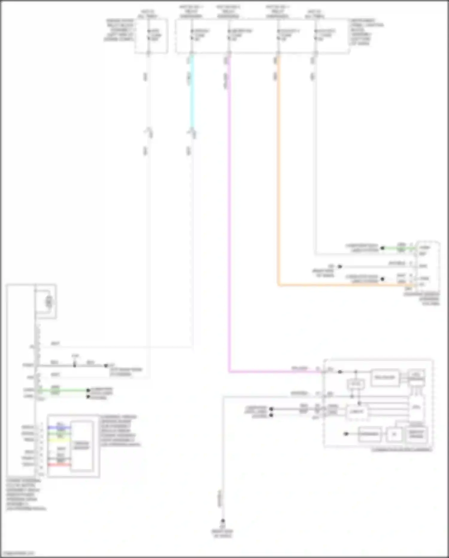 ES Lexus XV70 (2018-2021): Electronic power steering circuit