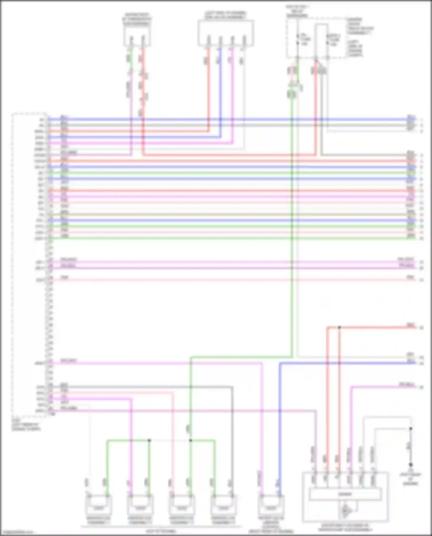 ES Lexus XV70 (2018-2021): Wiring diagram engine performance 2.5l hybrid, engine controls circuit (1 of 7)